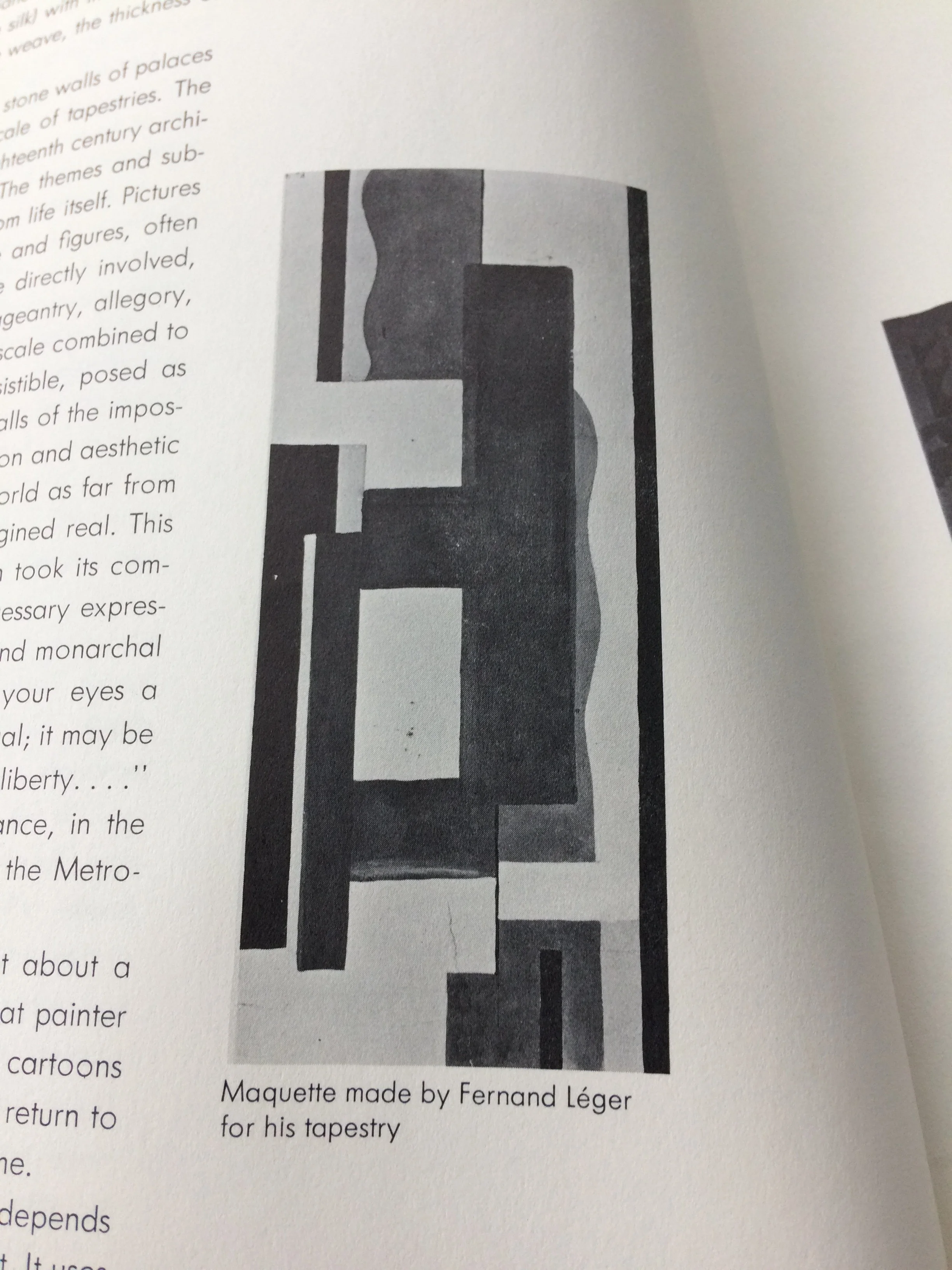 A Marquette is the working drawing that was commissioned by the artist and which the rug design was based on. Most refer to this design as 'Blanc' which is referring to the white background on this design.