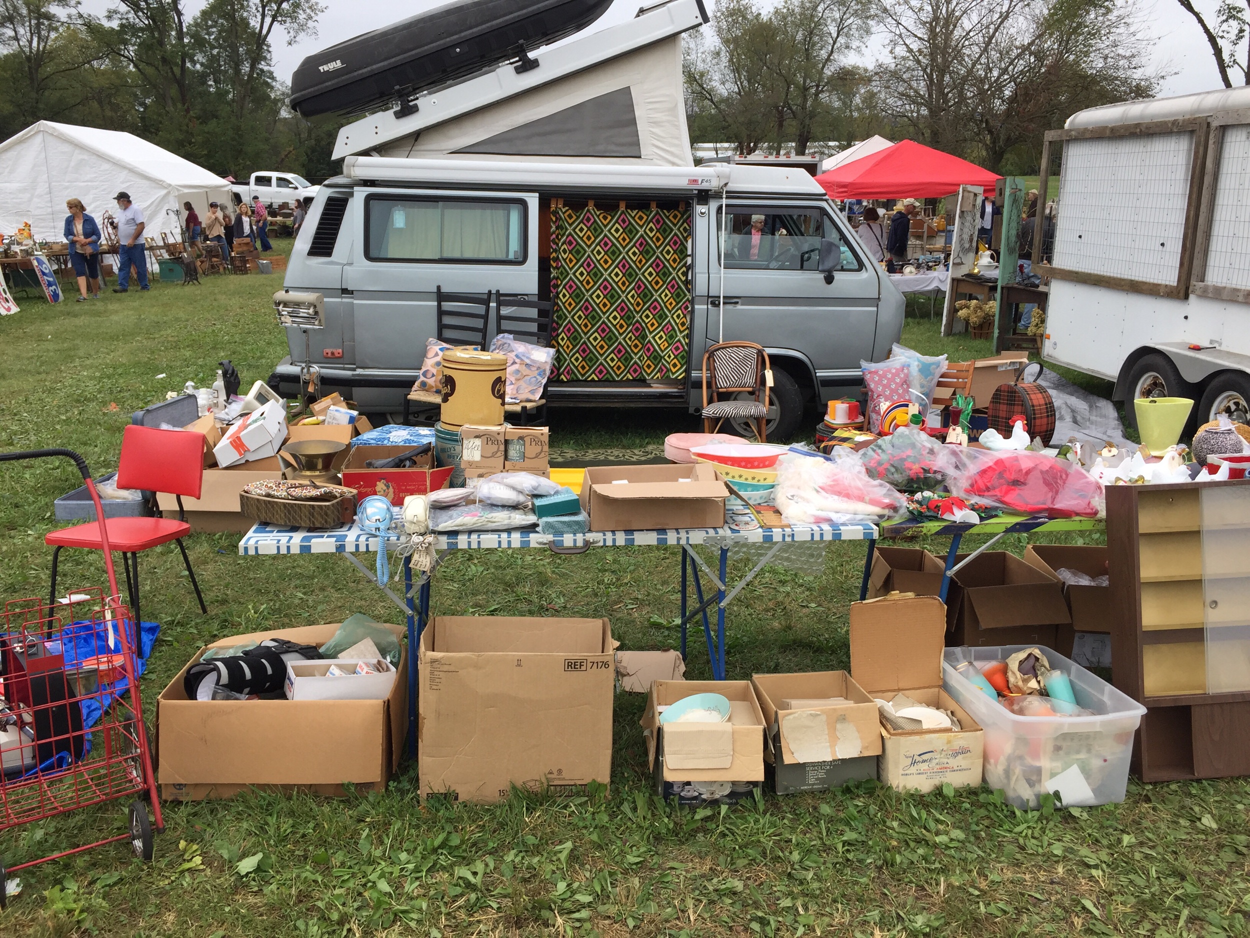 My dollar clearance tarp was A huge hit! Most things i sold over the show were $5 or less. I was there to cLear out old stock but did bring a few low end Restorations to show Shoppers and the feedback i received was aMazing!
