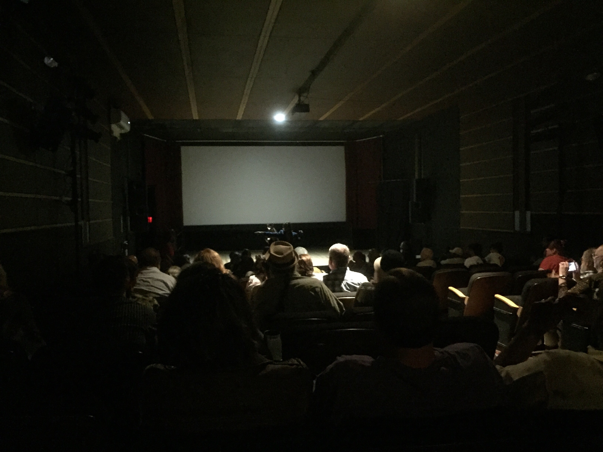 Dust Nuggets movie pre-screen at hamburg strand. Packed house of cast, crew and friends.