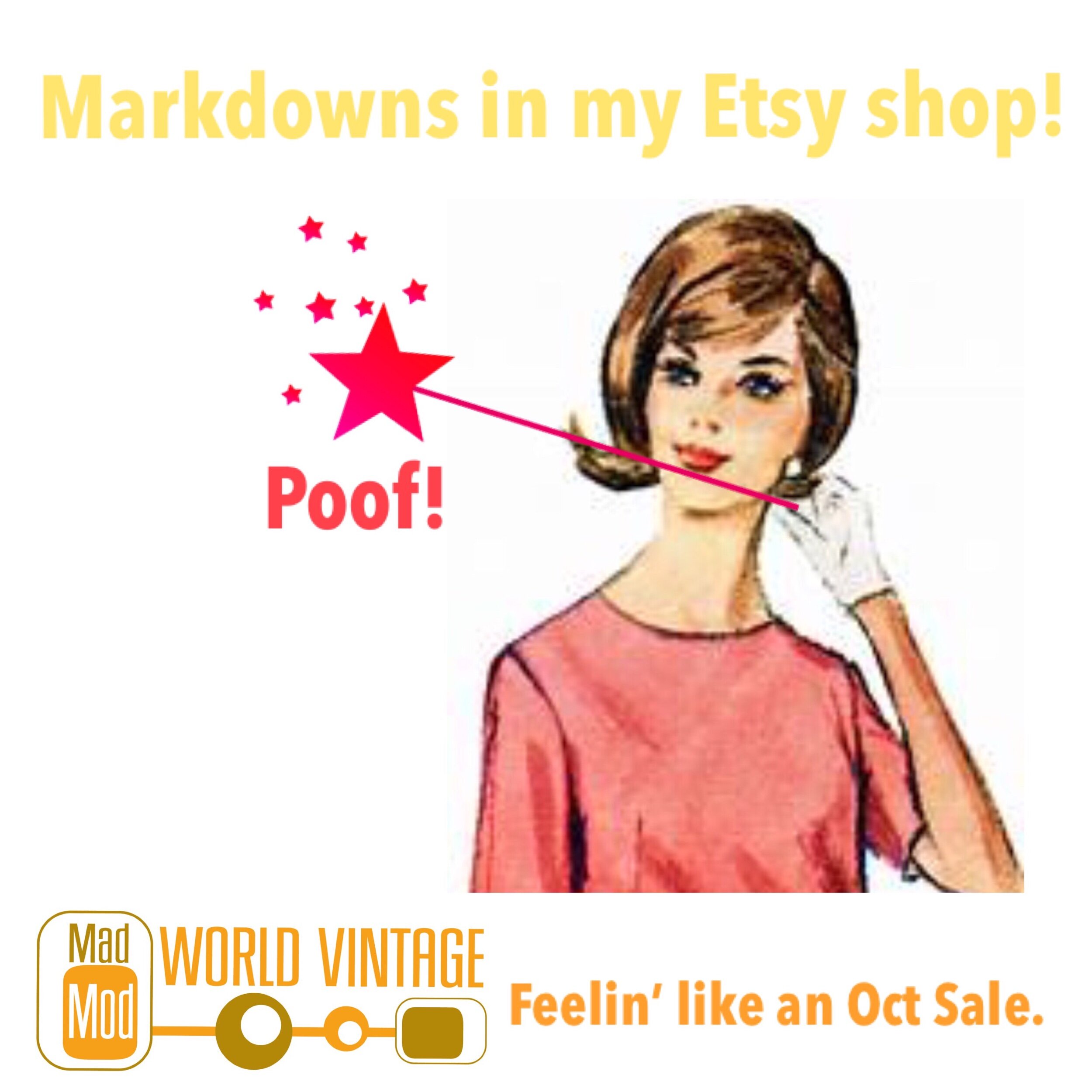 Shop and save! Lots of markdowns in my Etsy shop! Sale runs through oct 31.