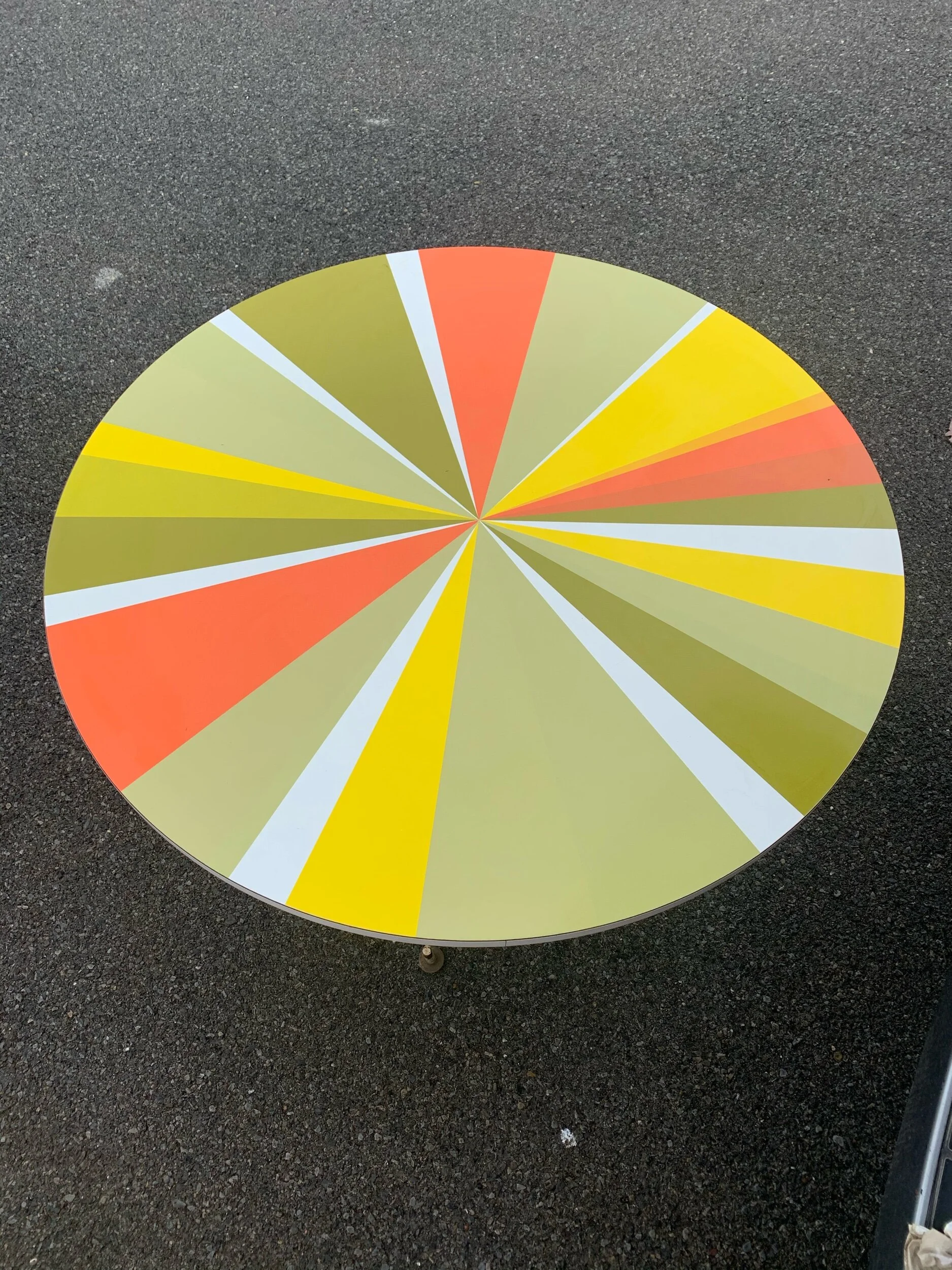 So cool!  🧡💛💚🤍