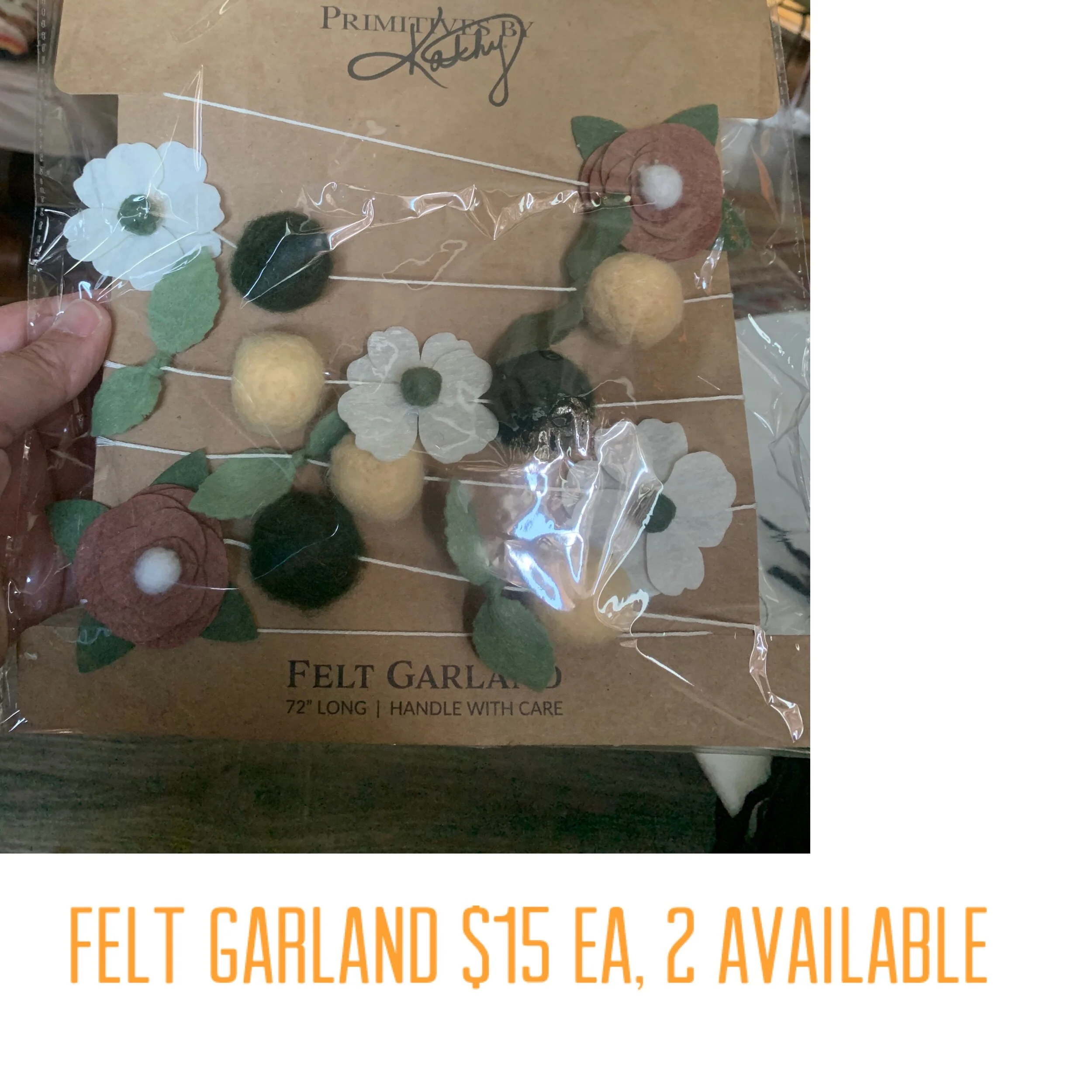 People Keep wanting to buy my decorations at the mall….here’s your chance!  They had 2 lEft!