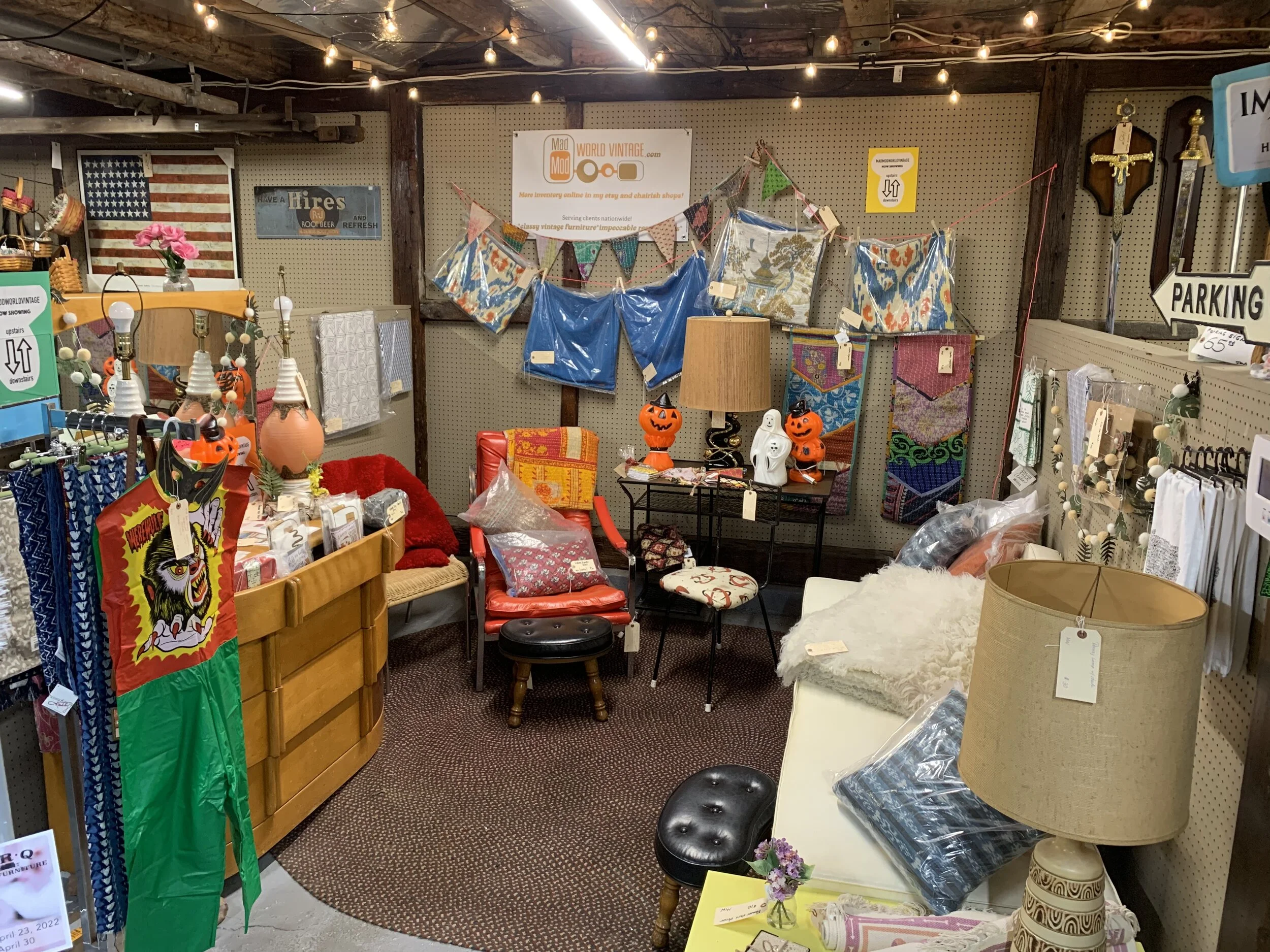 downstairs at fleetwood antique mAll.