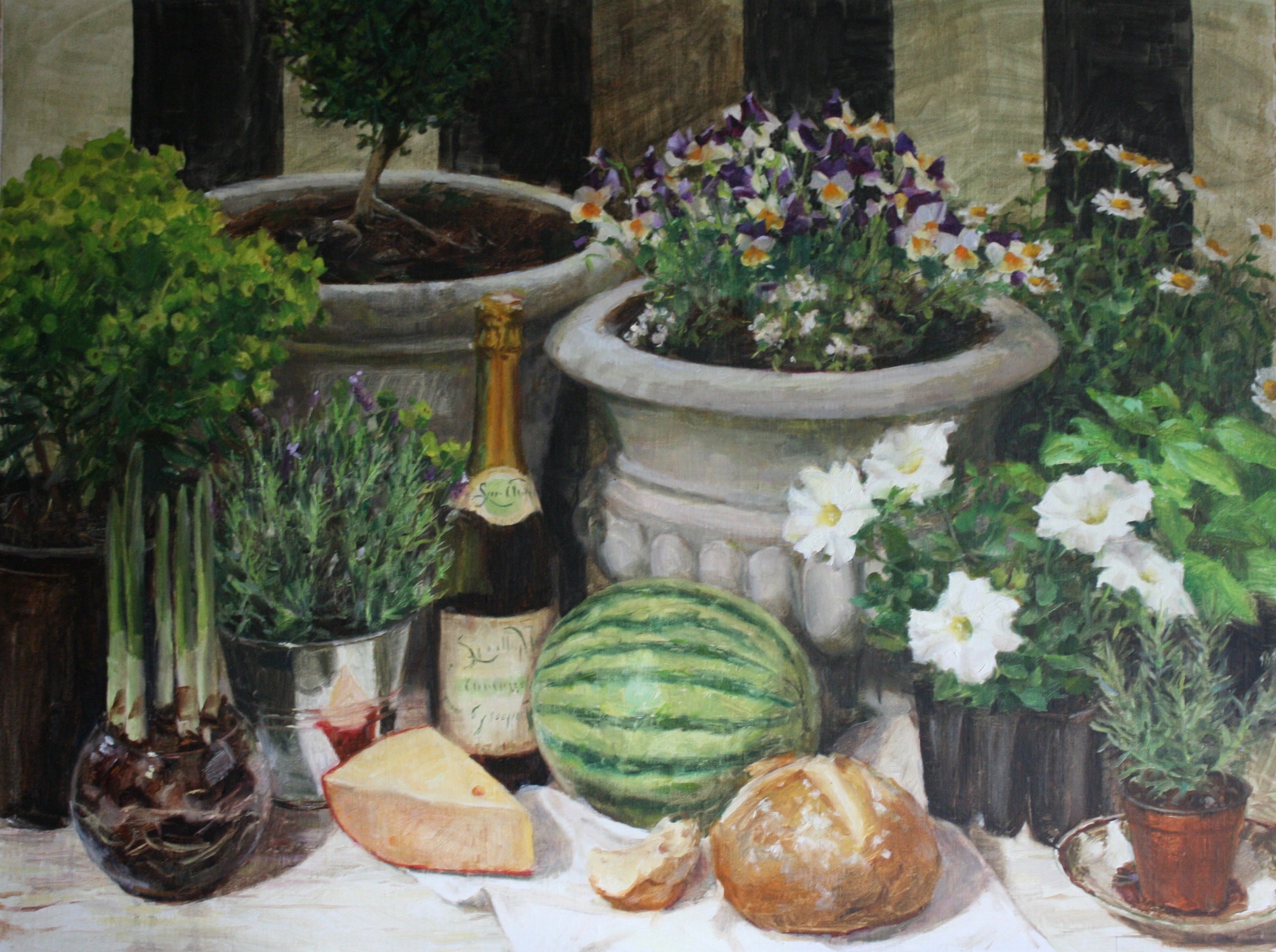 French Picnic ll 21x27.5%22 $1300.jpg