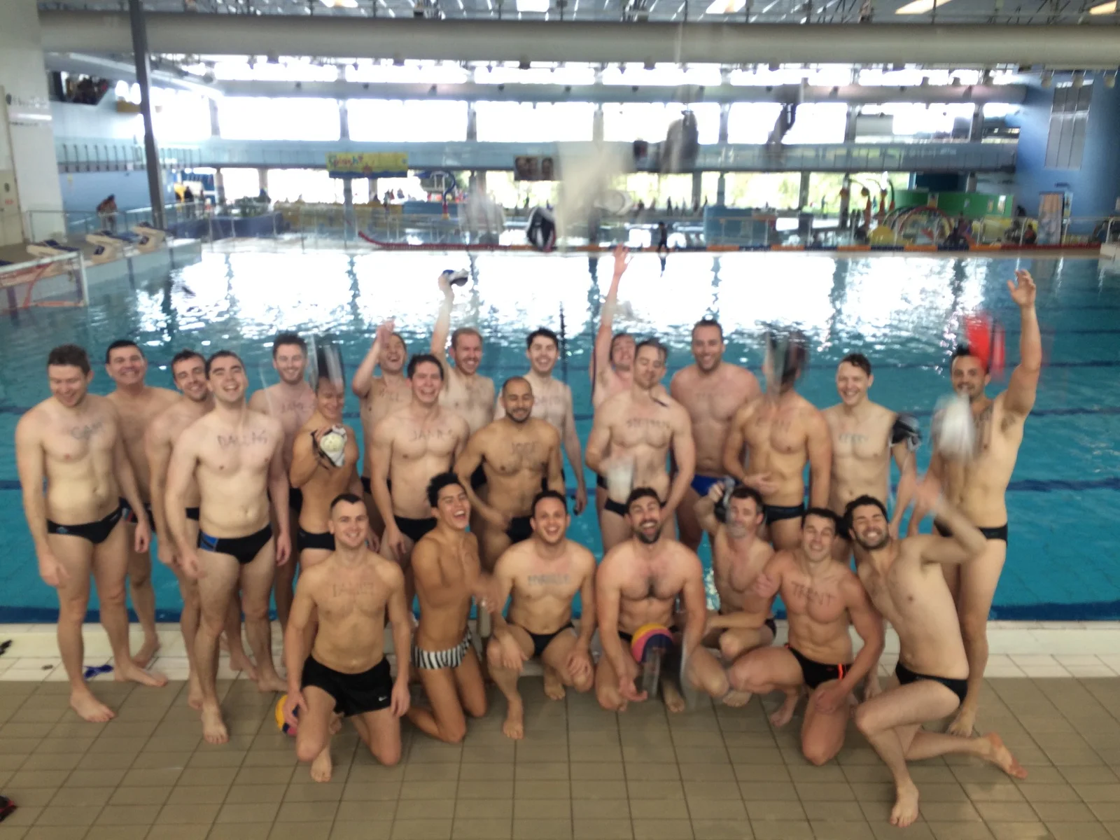 Sydney Stingers group photo after tournament match