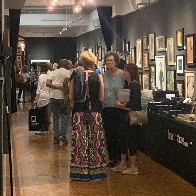 My favorite day of the year!!! The pastel society&rsquo;s material fair. It was great to say hi to some friends and look at beautiful paintings. I always try not to go overboard buying new pastels but it&rsquo;s hard to say no to all those little bea