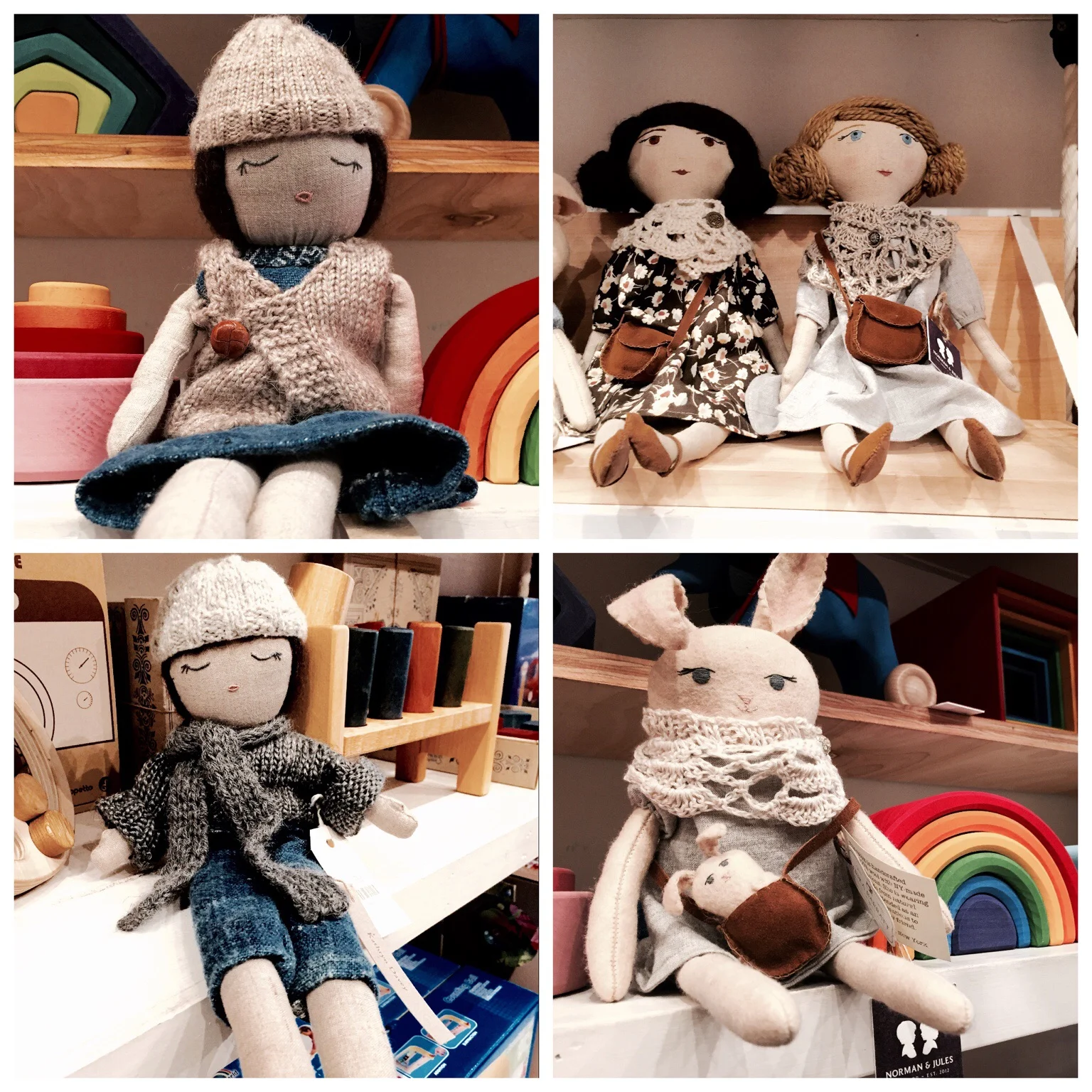 Norman and Jules limited edition dolls