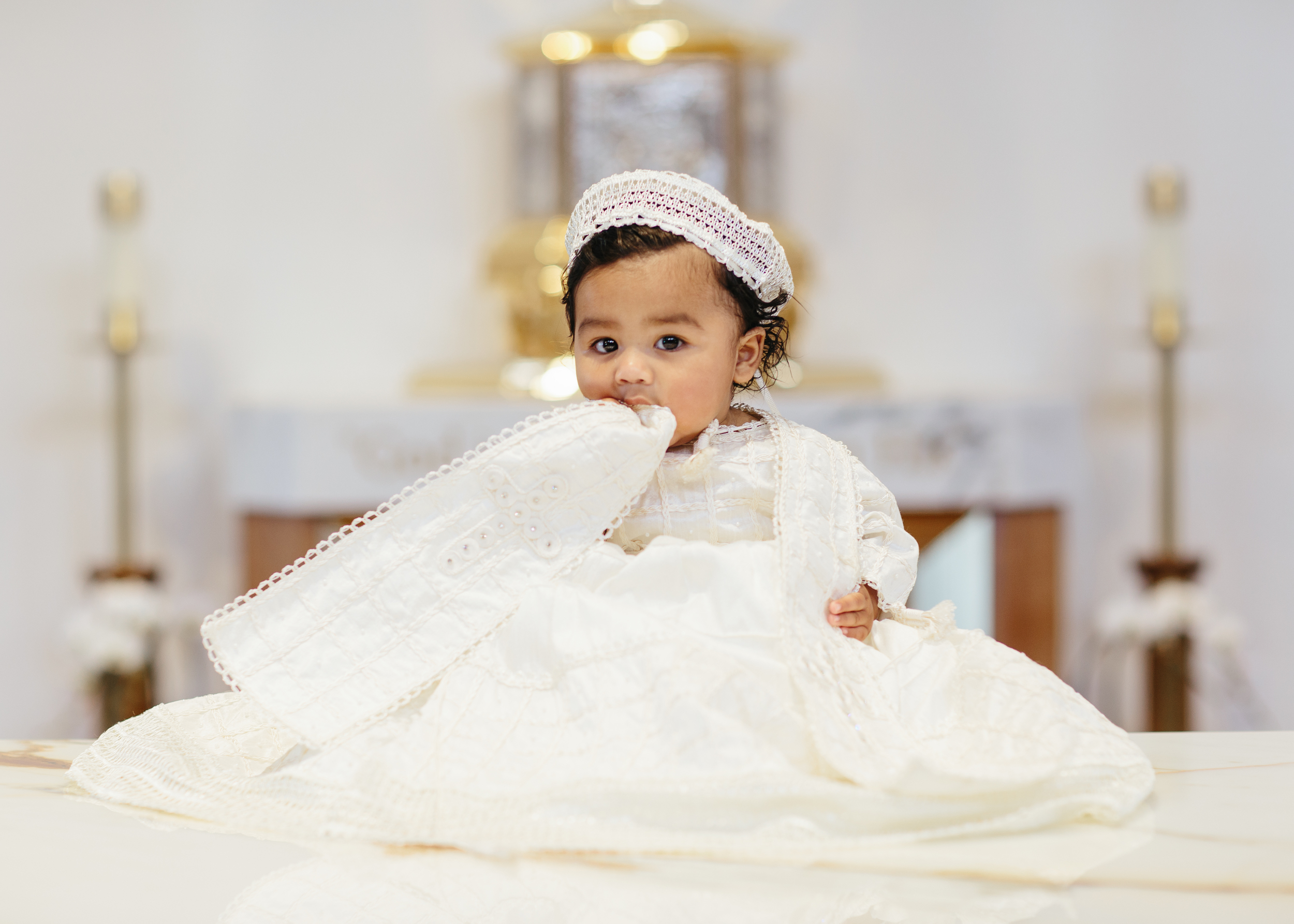 traditional catholic baptism gown