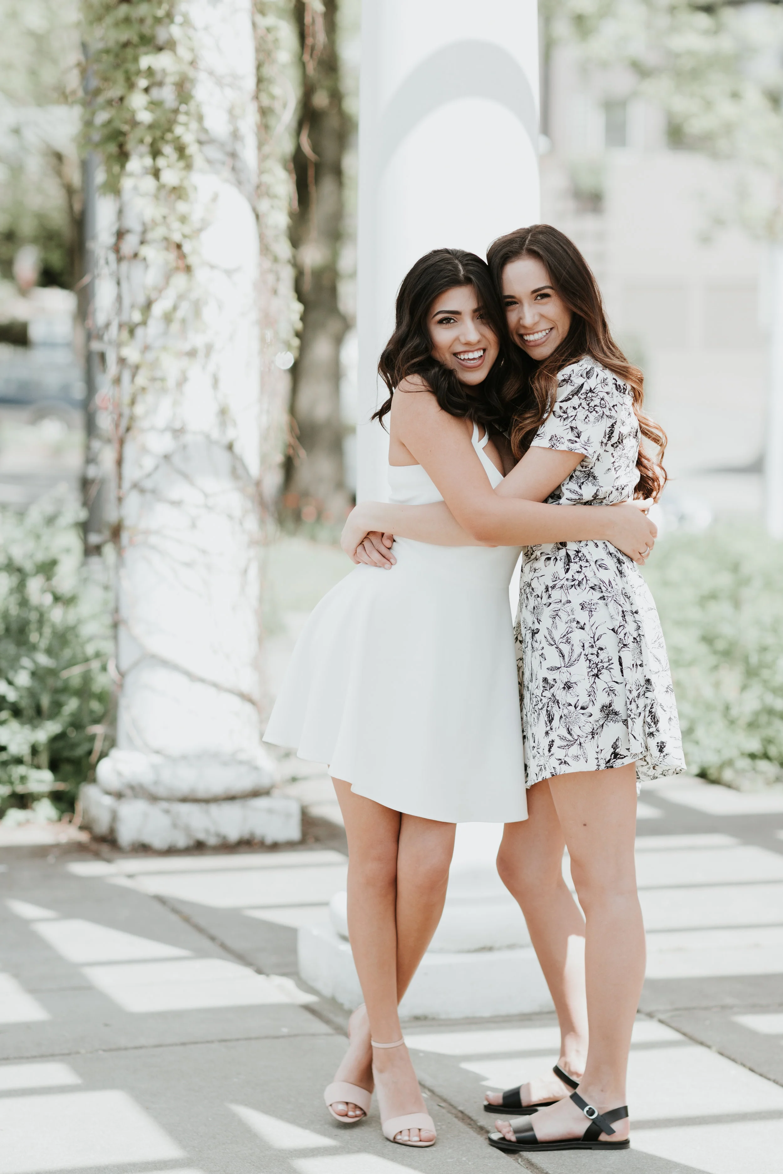 I'm so happy Alyssa was able to join our shoot as well. She was there for moral support & extra laughs. Nicole & Alyssa actually met during their first week at NU and have remained best friends (even roommates) ever since!