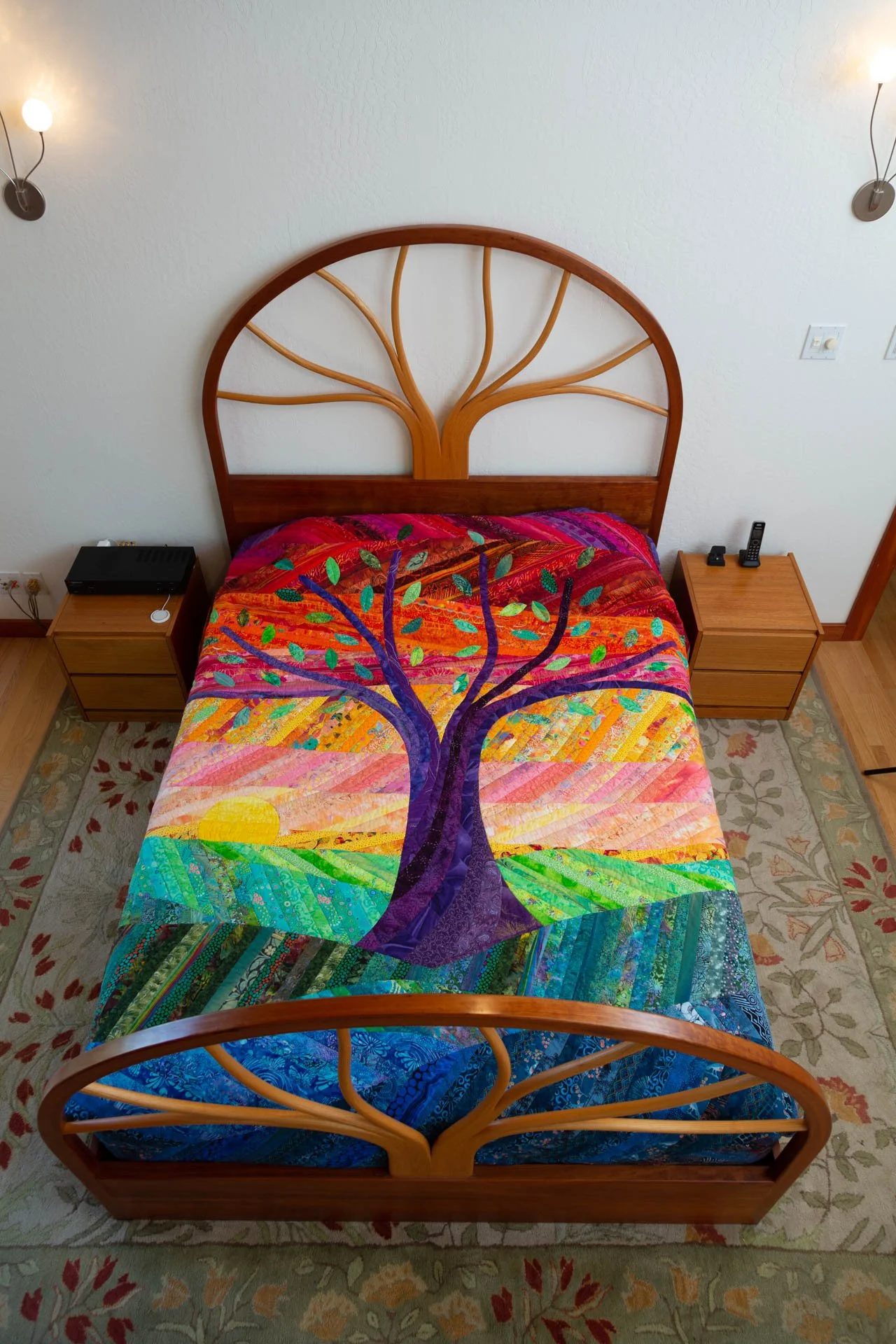  Our bed was made by Dana Robes in New Hampshire. I saw a photo of one online and was immediately captivated.  