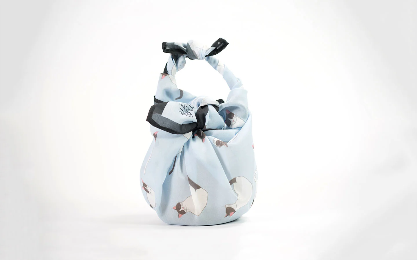 Blue Cat Poly Cottonsilk Wrap