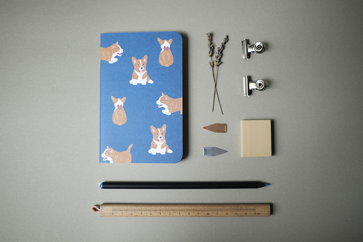 Our first product was notebooks