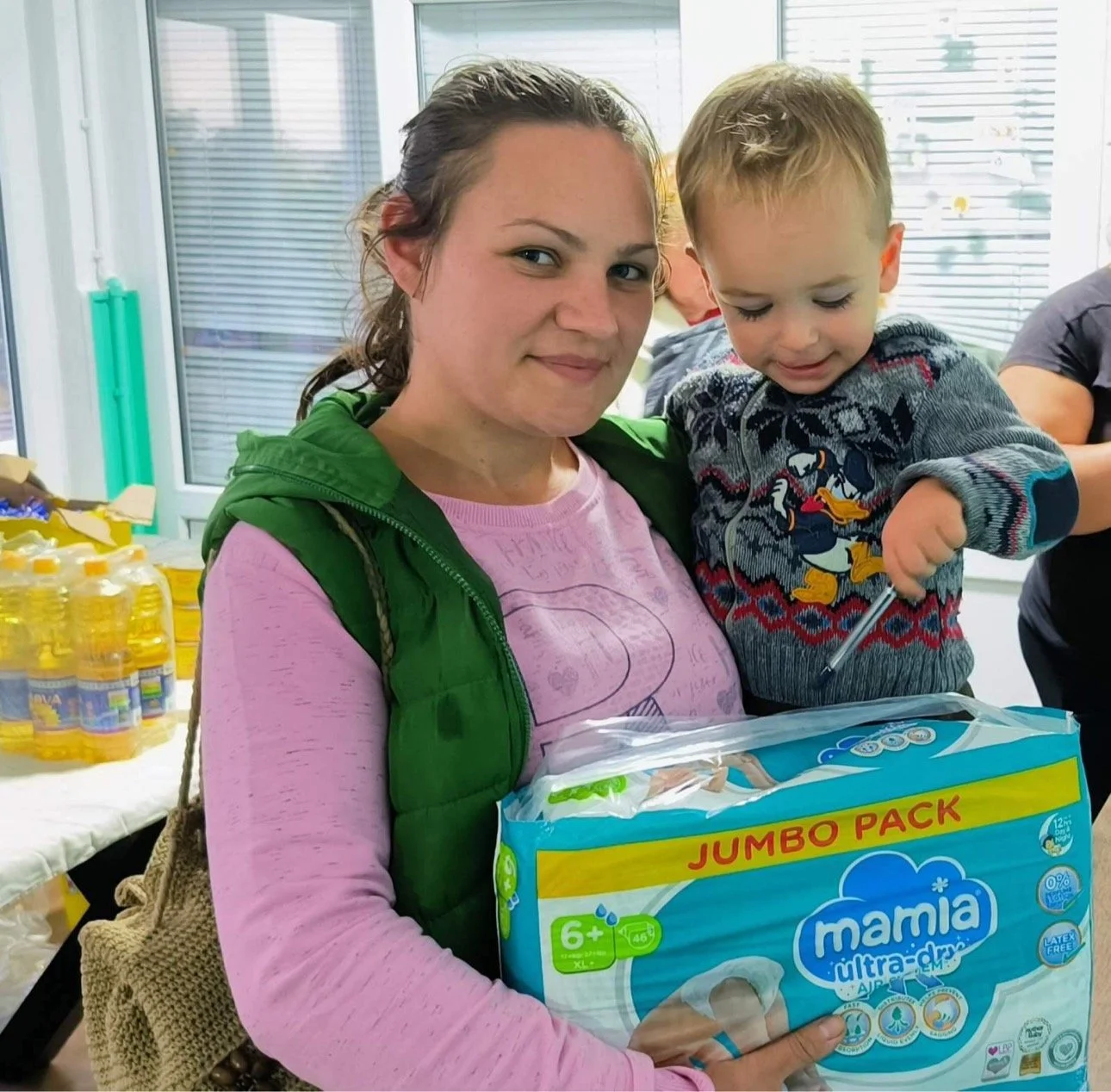 We are still supporting Ukrainian refugees in Moldova