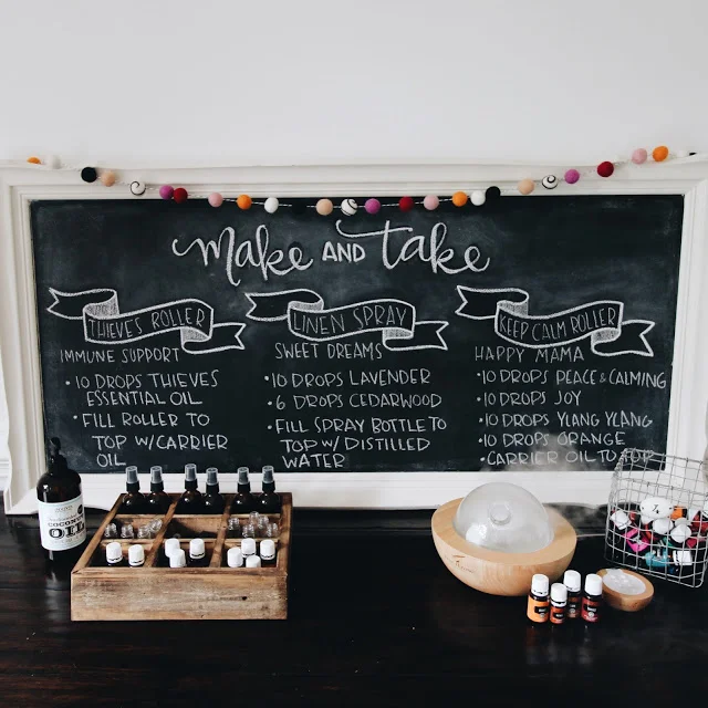 Gorgeous inspiration from Golden Dropper Jessica Garvin: Essential Oils Make + Take