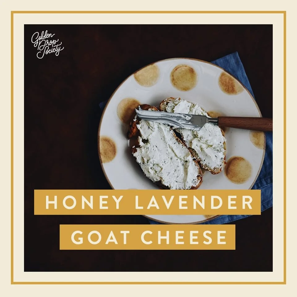 Oil Infused Recipe : Honey Lavender Goat Cheese