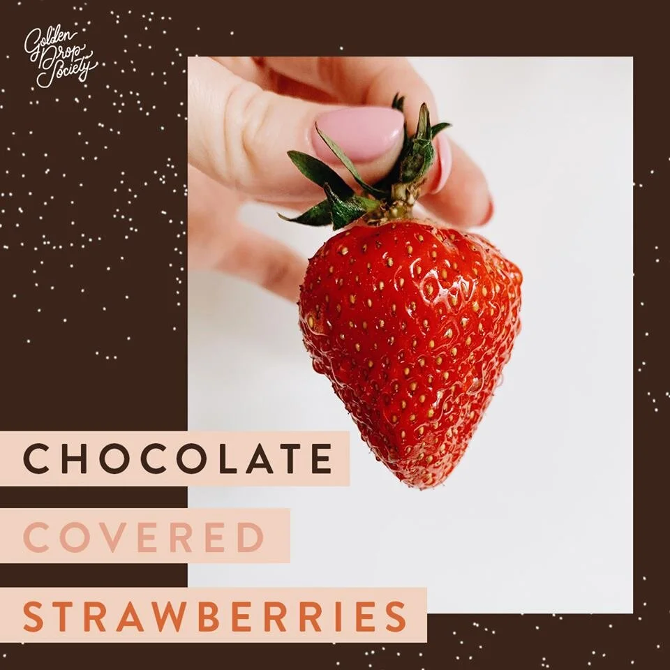 Valentine's Recipe : Chocolate Covered Strawberries