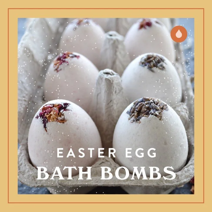 DIY Easter Egg Bath Bombs