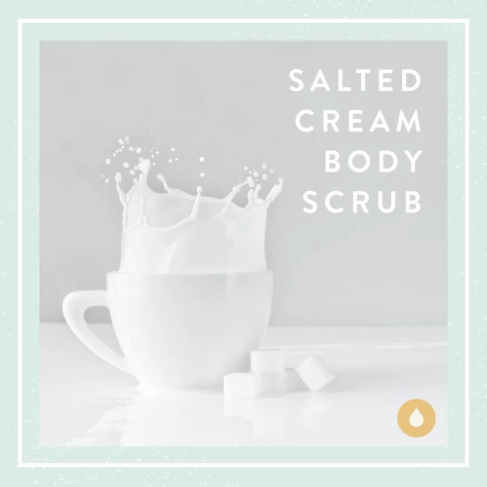 DIY Salted Cream Body Scrub