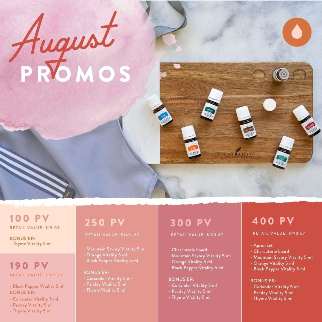 August Promos