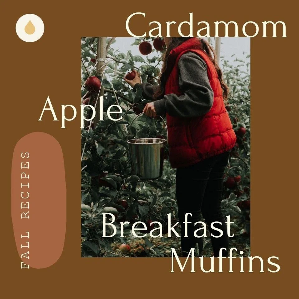Oil Infused Recipe : Cardamom Apple Muffins