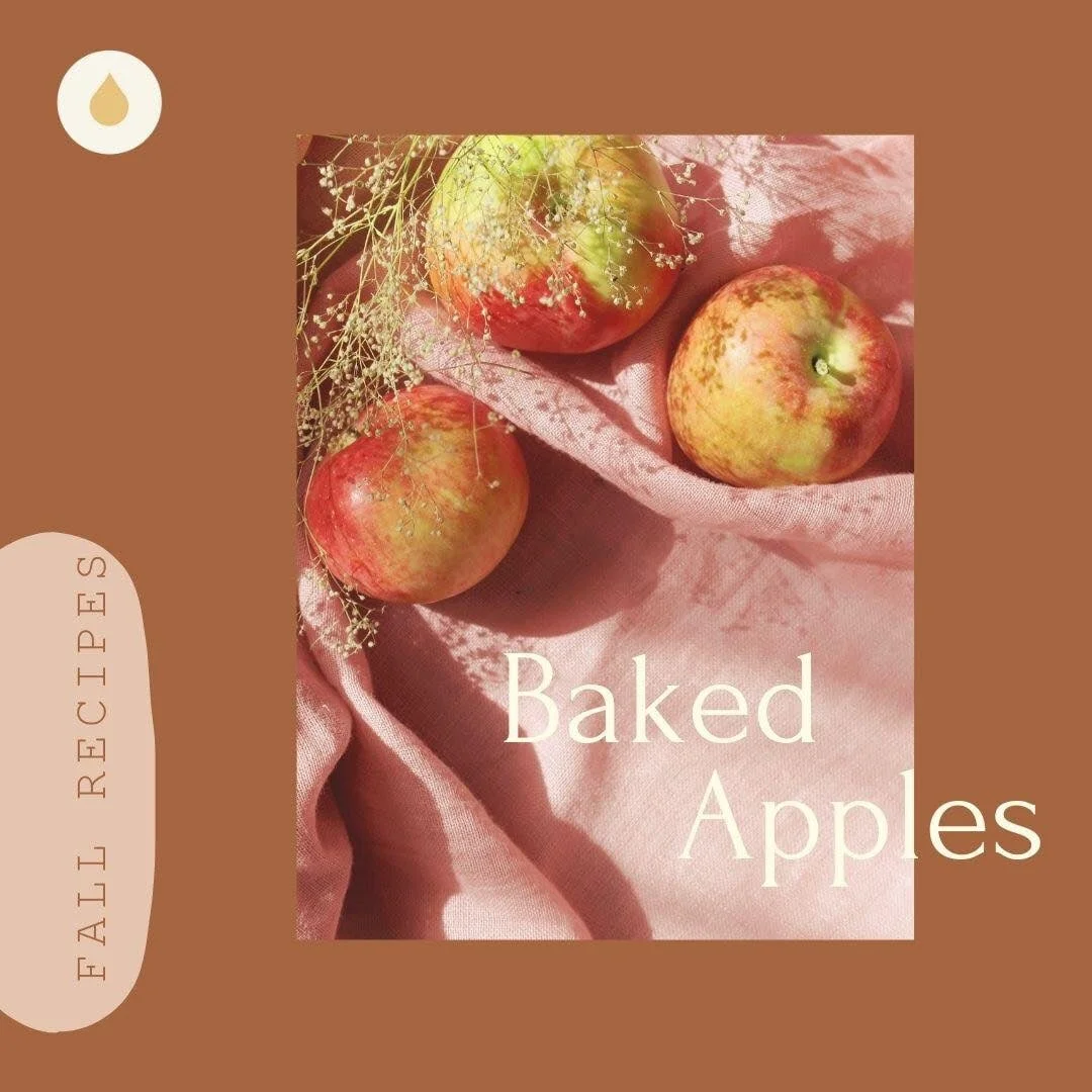 Oil Infused Recipe : Baked Apples