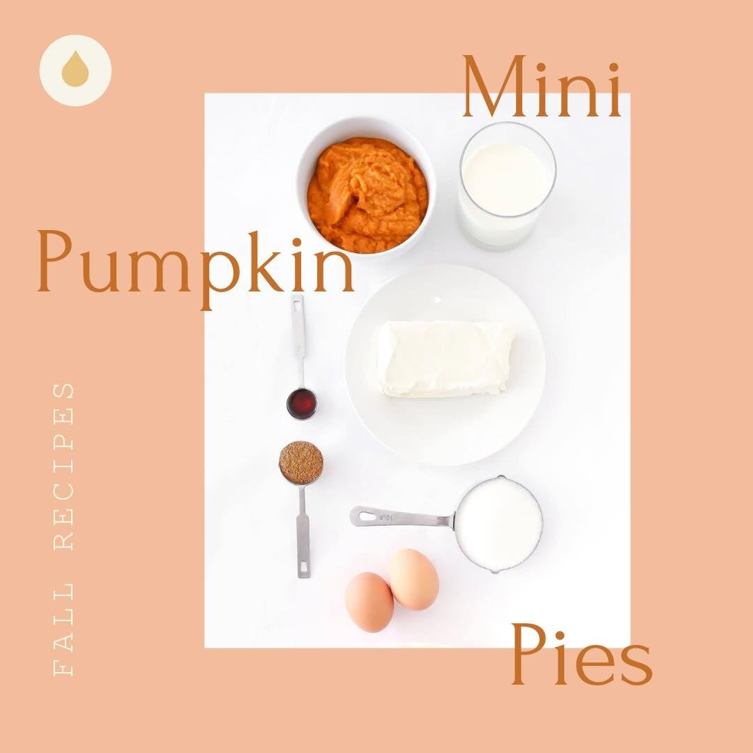 Oil Infused Recipe : Mini Pumpkin Pies