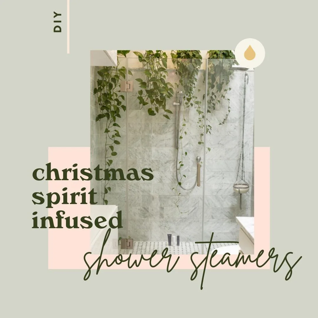 DIY Christmas Spirit Infused Shower Steamers