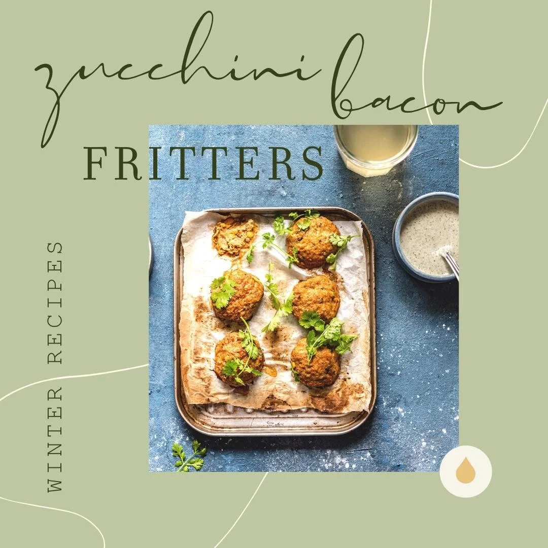 Oil Infused Recipe : Zucchini &amp; Bacon Fritters