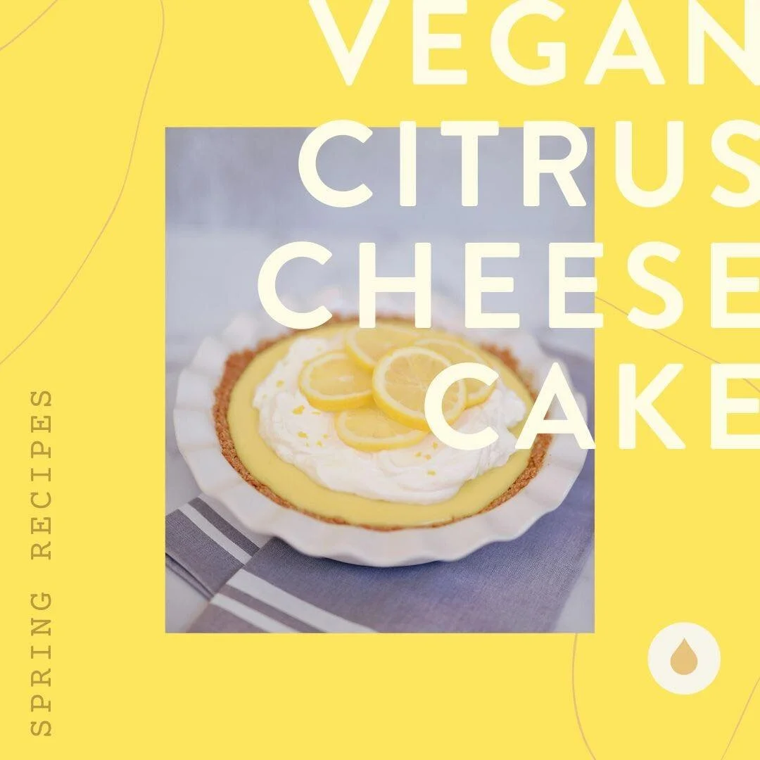 Oil Infused Recipe : Vegan Citrus Cheesecake