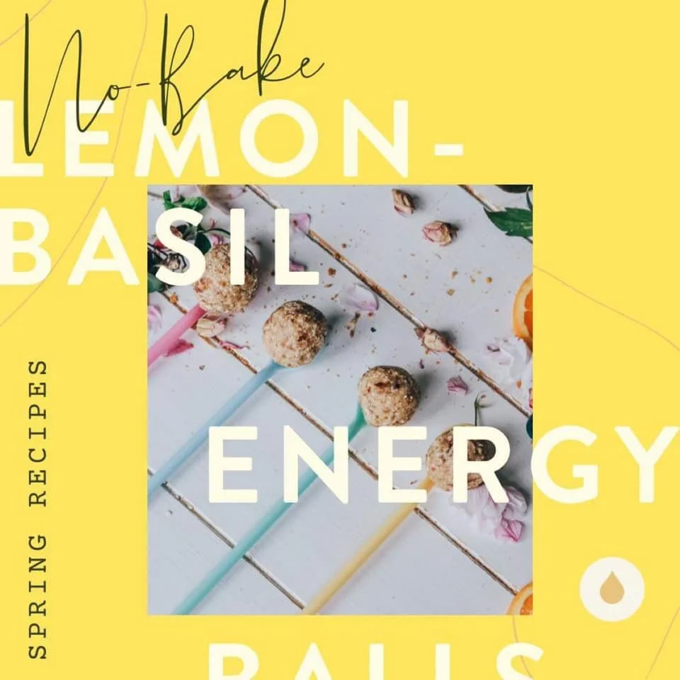 Oil Infused Recipe : Lemon Basil Energy Balls
