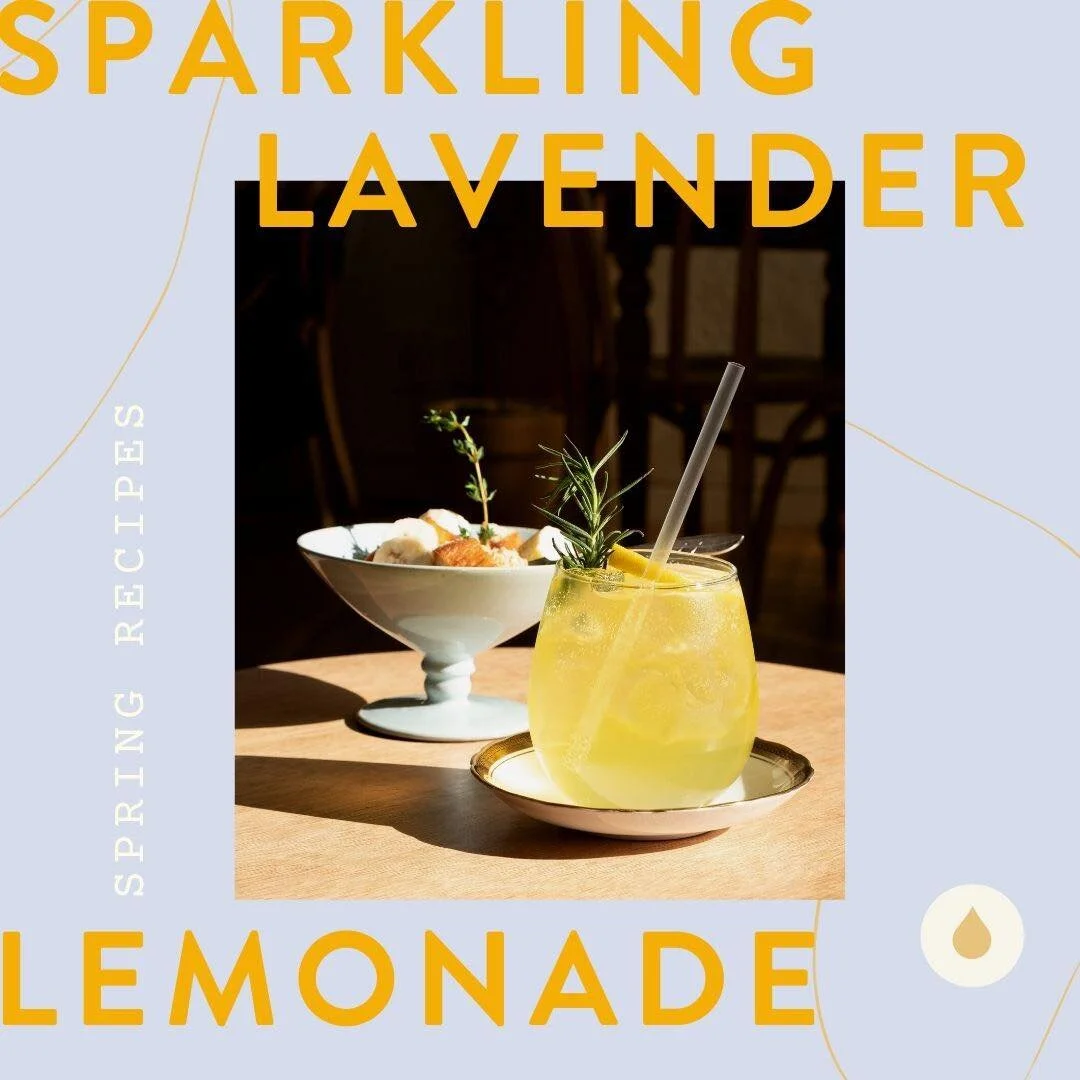Oil Infused Recipe : Sparkling Lavender Lemonade