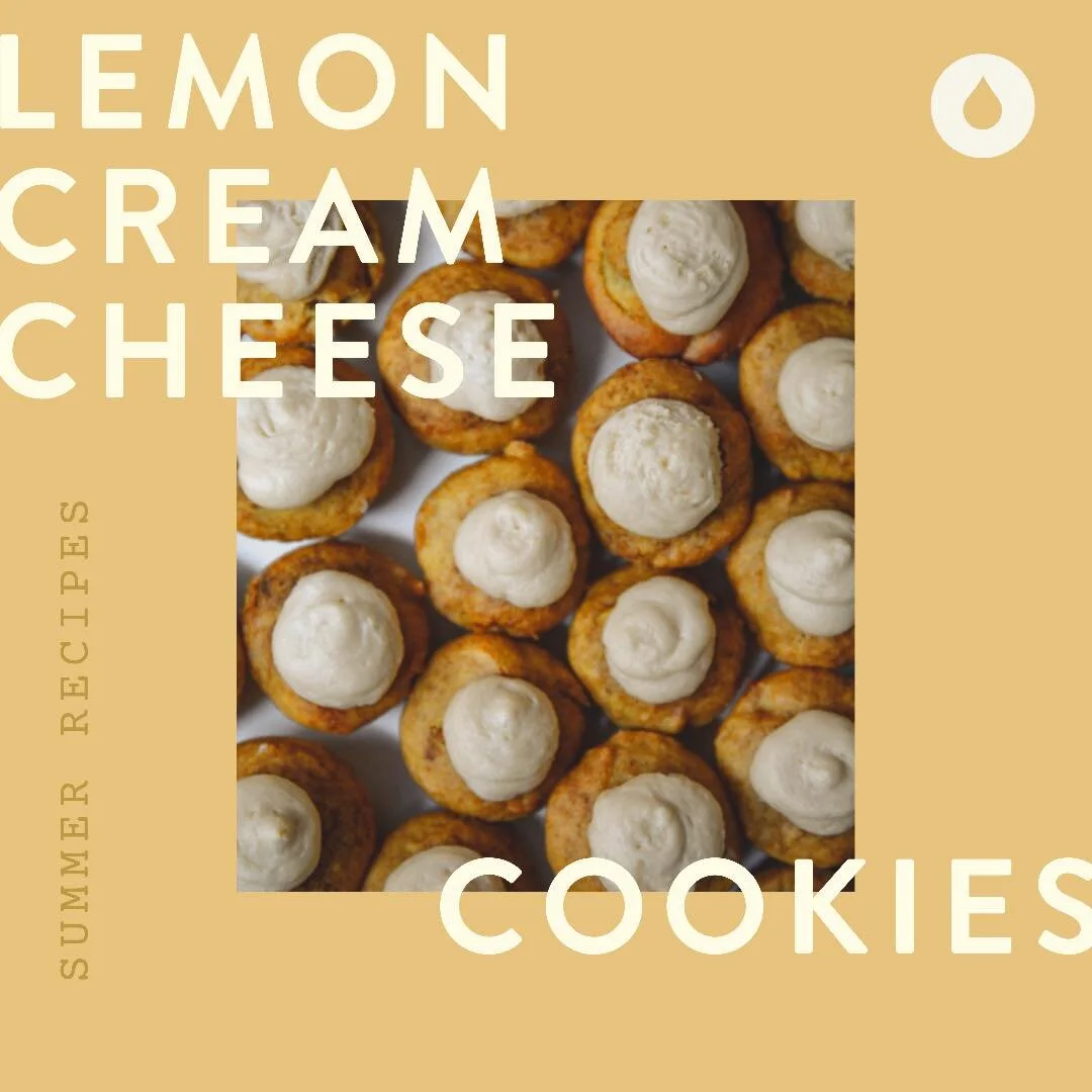 Oil Infused Recipe : Lemon Cream Cheese Cookies