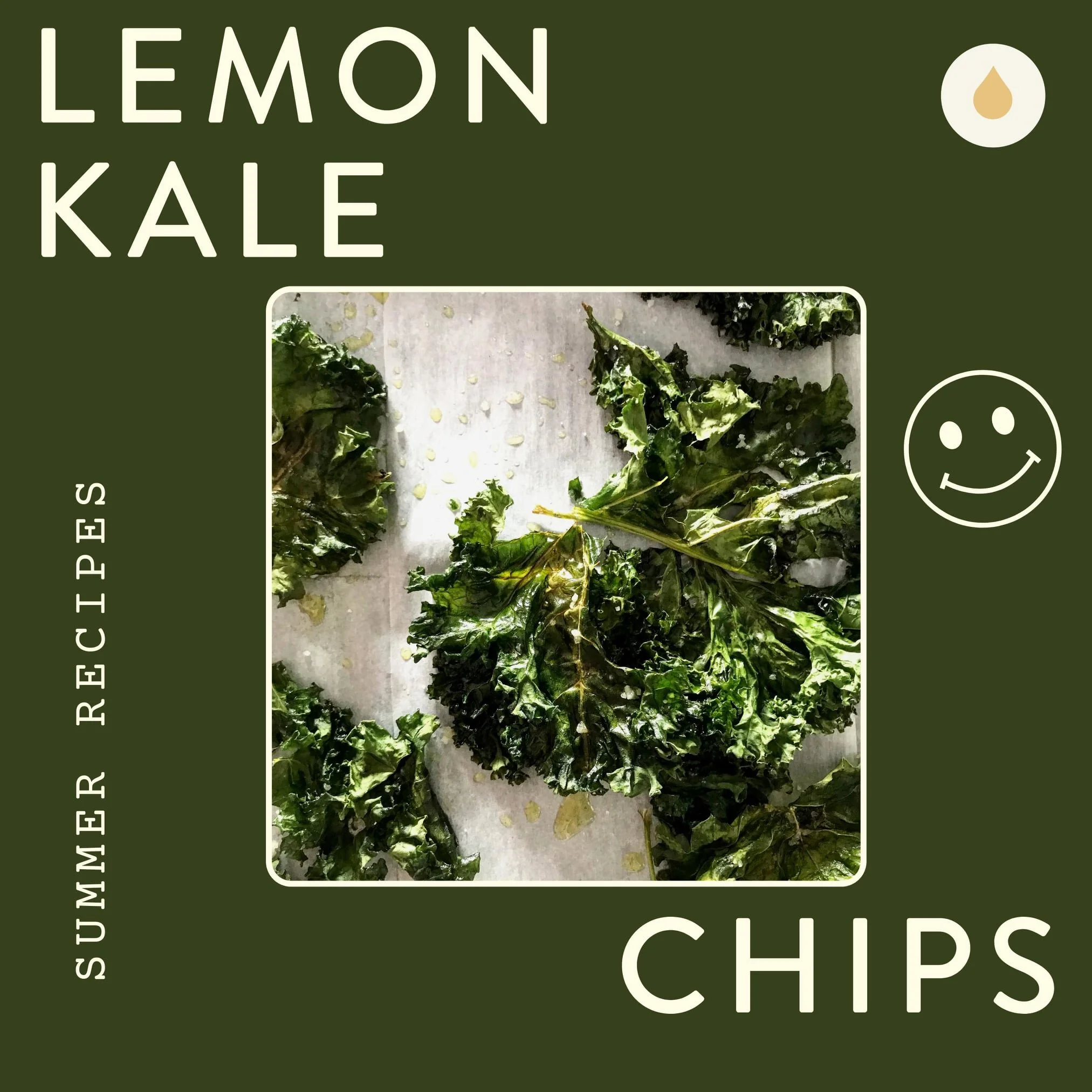 Oil Infused Recipe : Lemon Kale Chips