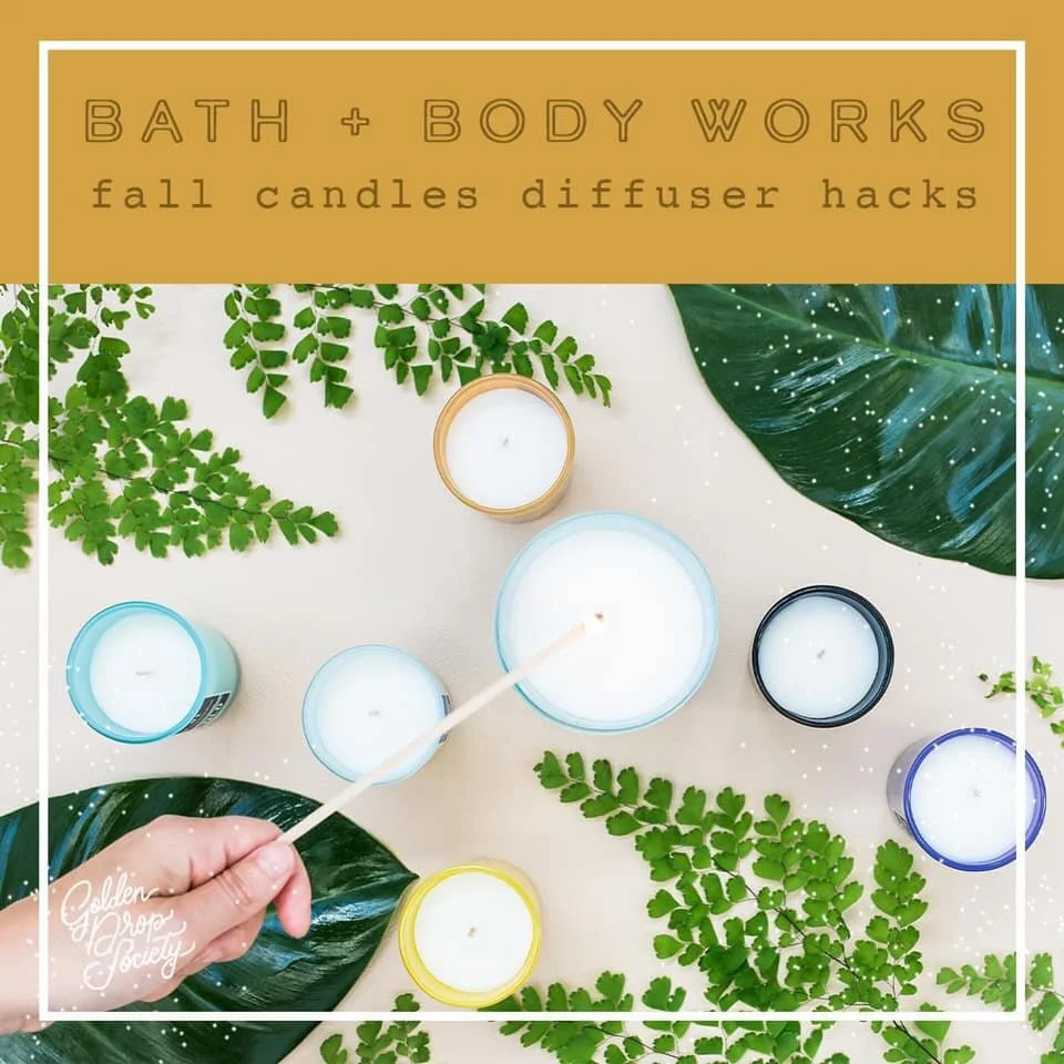 Fall Candle Diffuser Dupes