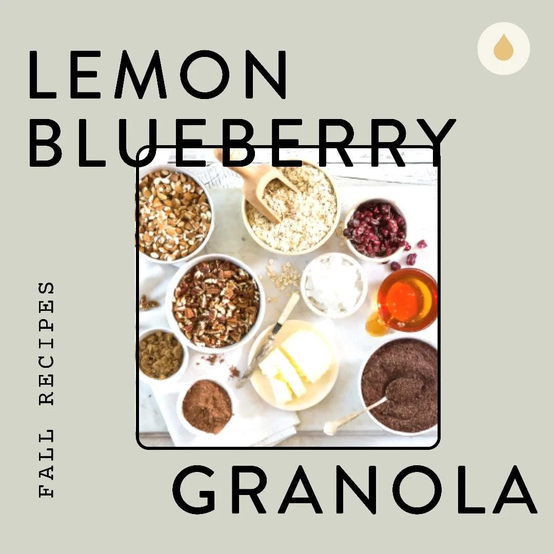 Oil Infused Recipe : Lemon Blueberry Granola