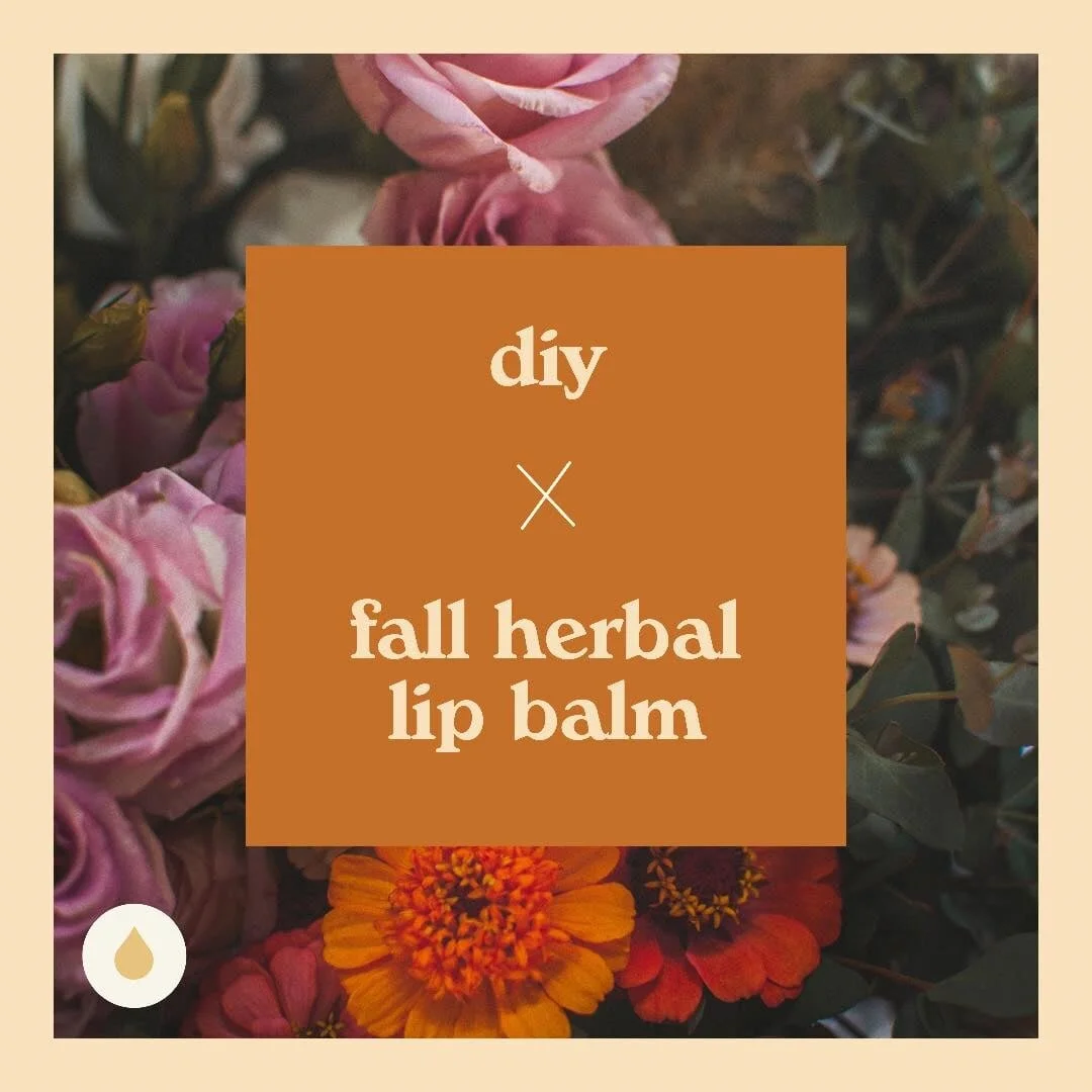 DIY Fall Herbal Natural Lip Balm