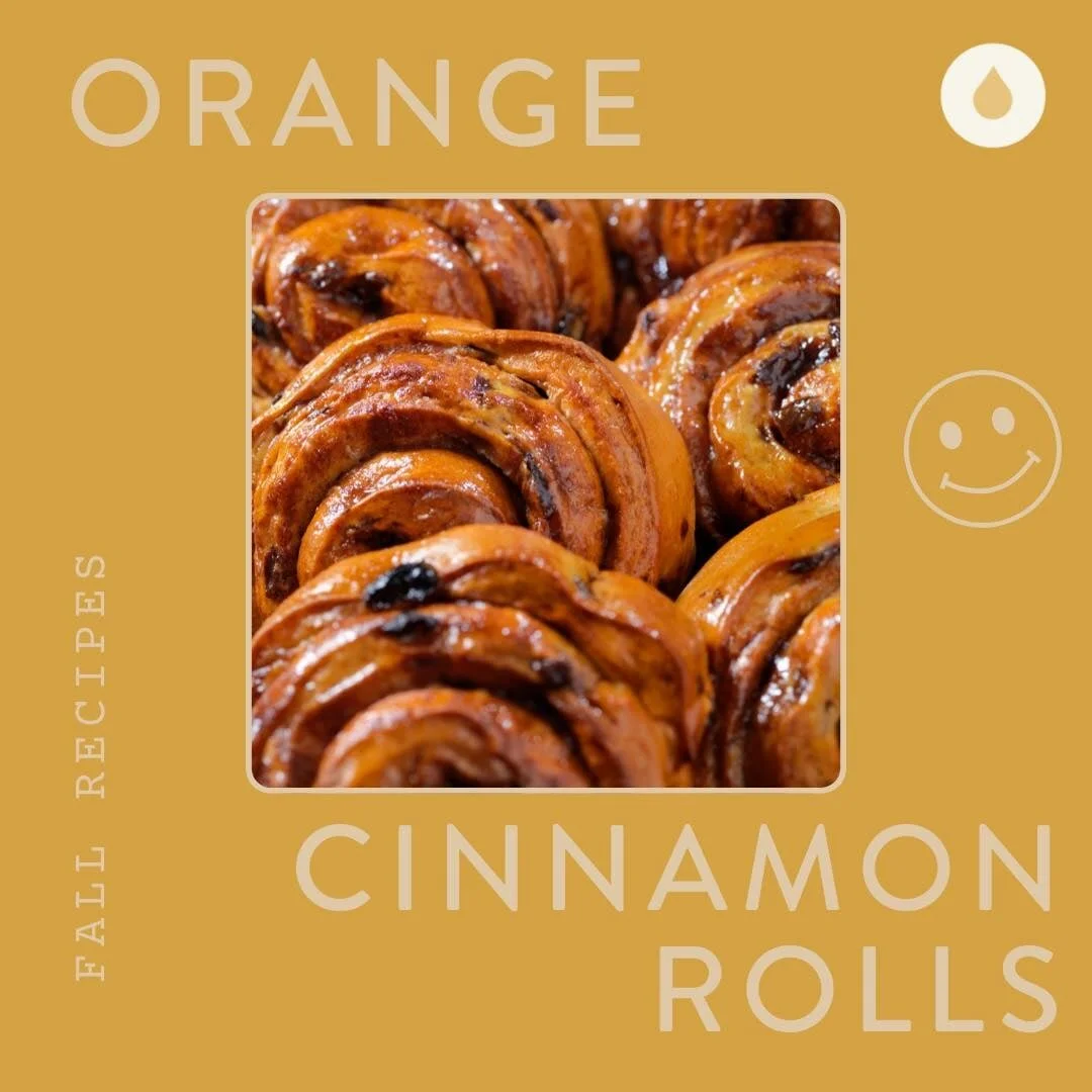 Oil infused Recipe : Orange Cinnamon Rolls