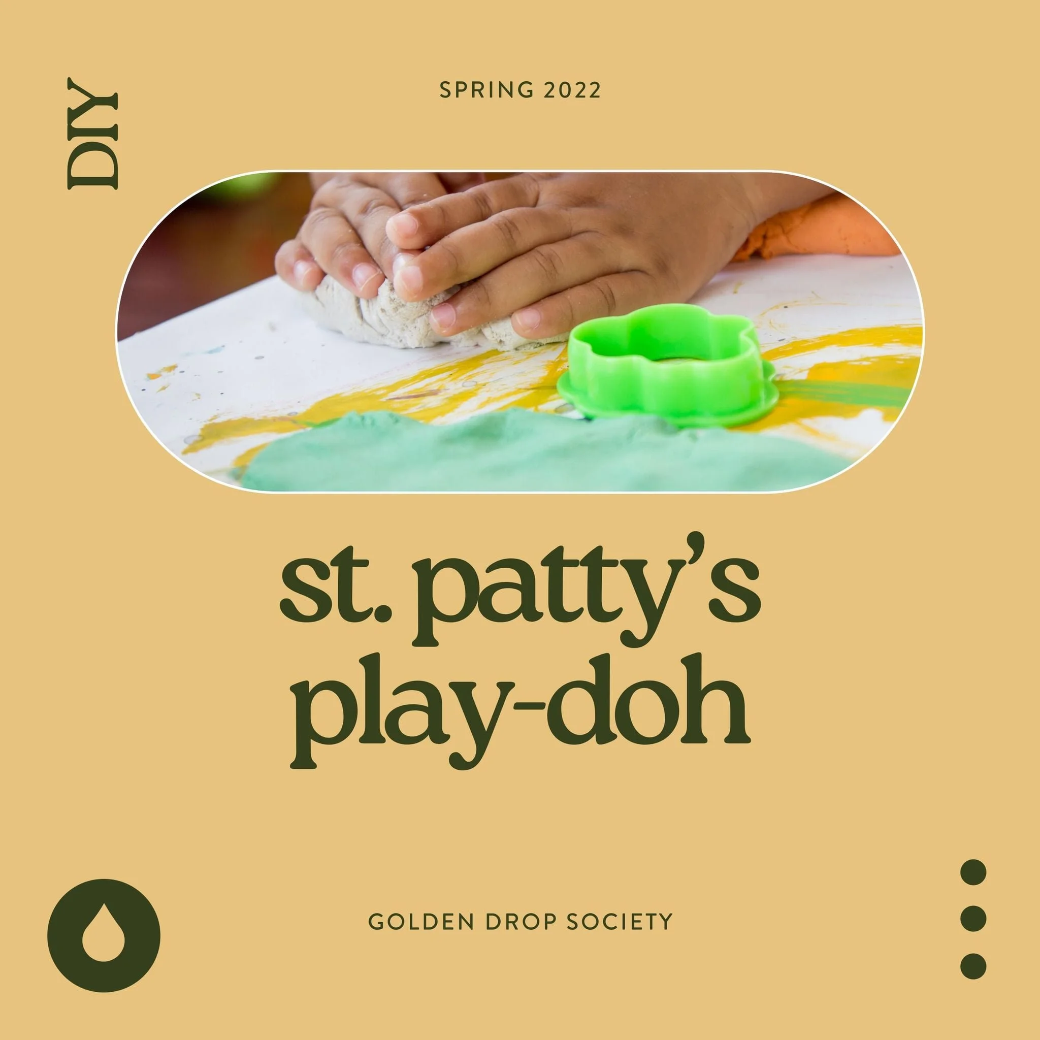 St. Patty's Day Playdoh