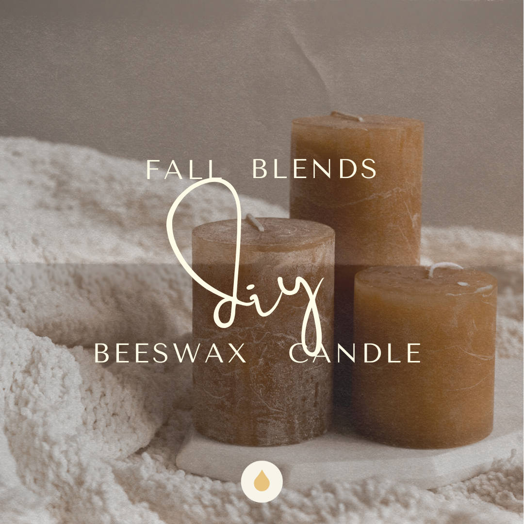 Fall Blends DIY Beeswax Candles