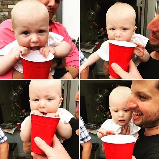 We start them early in the Woodpeckers... #PigletPecker #AlreadyBetterThanHerDad