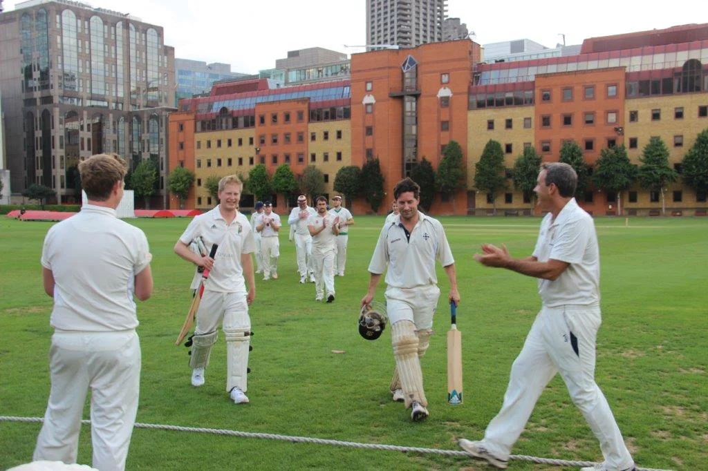 Our glorious opening bowlers and closing batsmen...Cyoungy and Spinach