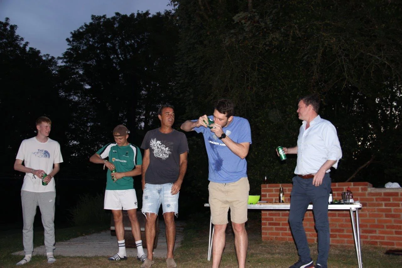 From the left -2 young Peppard lads, Pobsy, Dolphi and Shit Heap