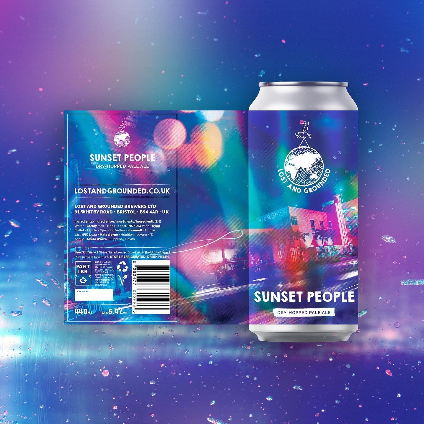 Sunset People / Dry-Hopped Pale Ale. 5.4%. Disco can art for @lostandgroundedbrewers. 🍺 🕺🏿 
-
-
-
-
-
#disco #lights #beer #beers #labeldesign #brewery #packaging #graphicdesign #breweries #label #beerstagram #beerporn #beerdesign #beerart #labela