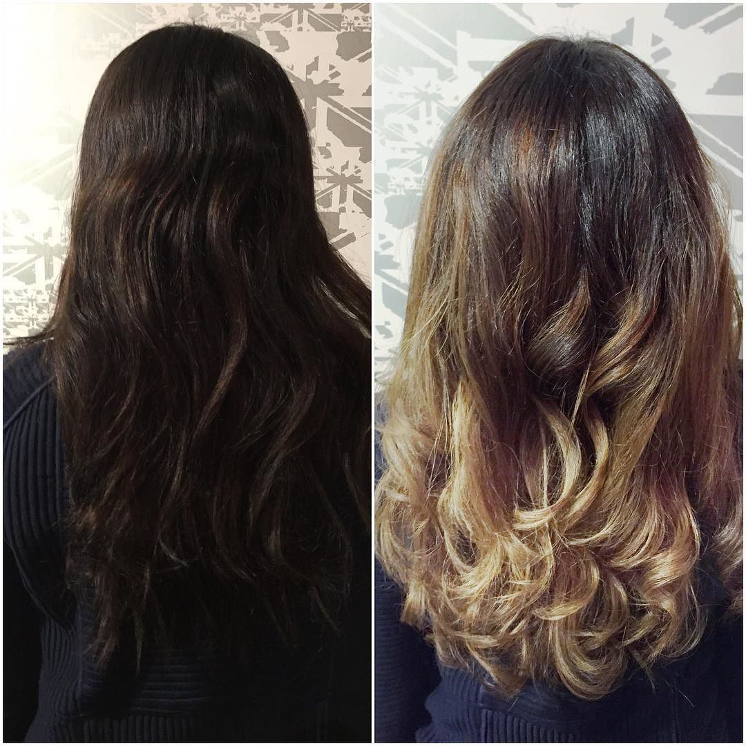 Before and after by one of our young guns #hair by @britbudhi in our #Glebe store using #matrix and #olaplex #teamenglish #stevieenglishhair