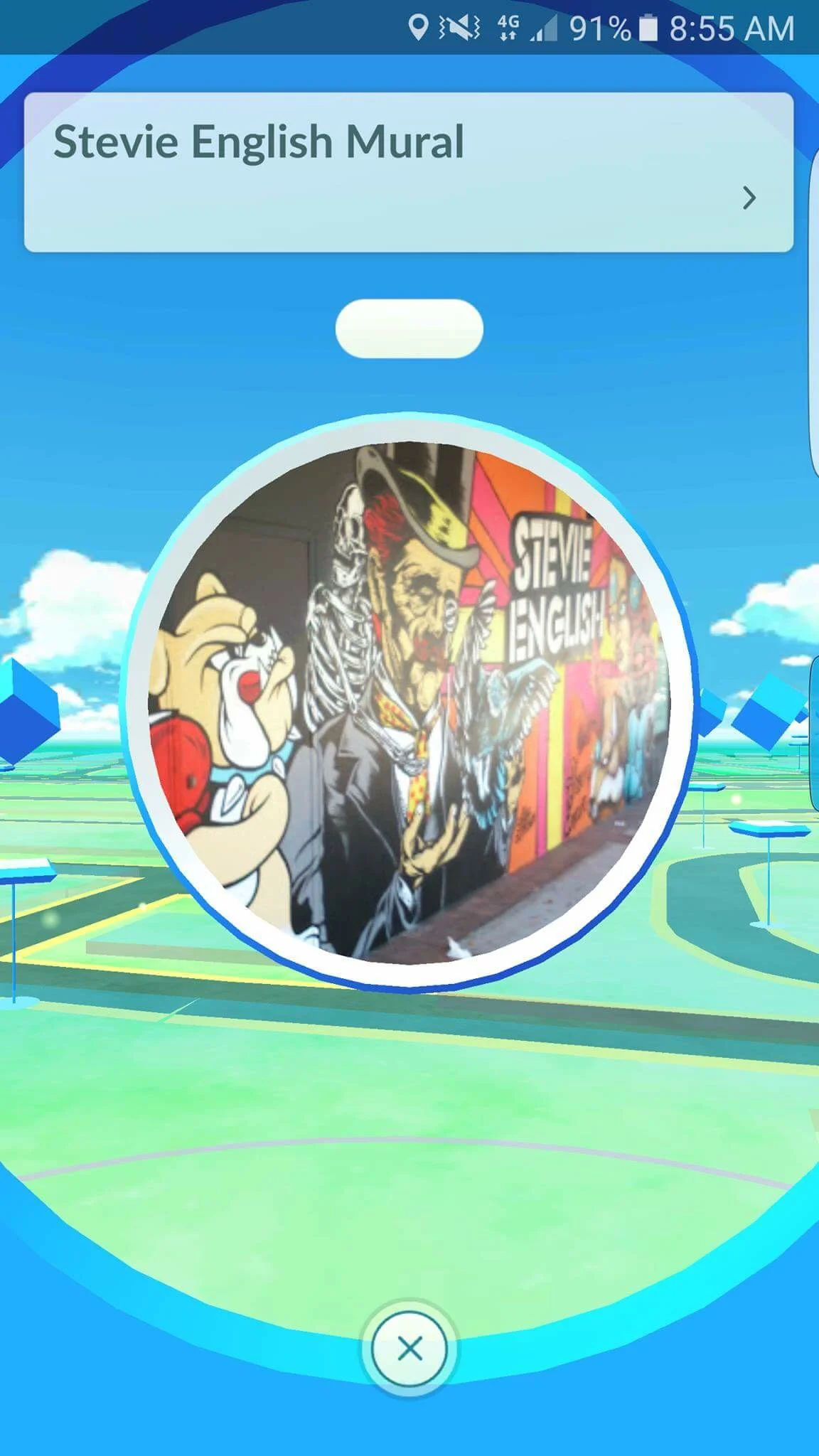 Our mural is a pokestop