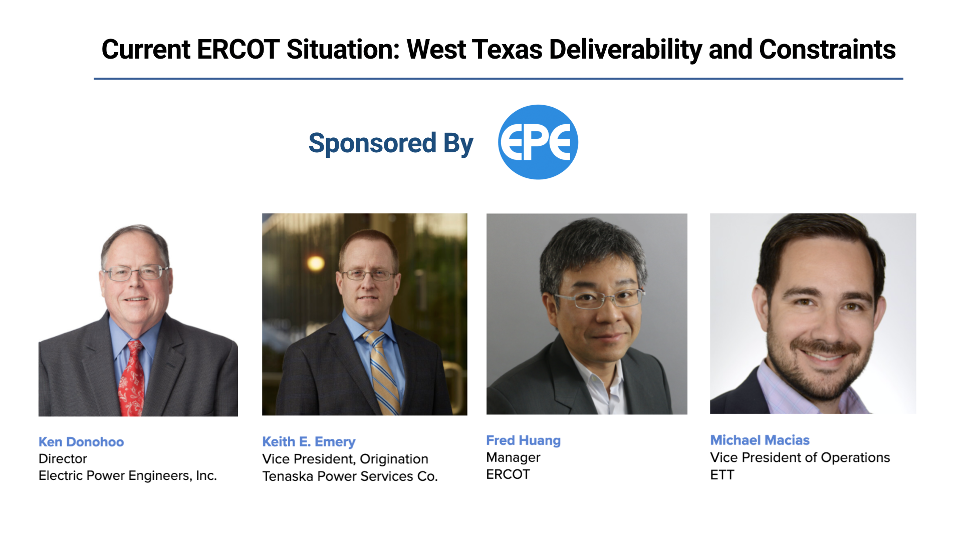 Current ERCOT Situation Recording