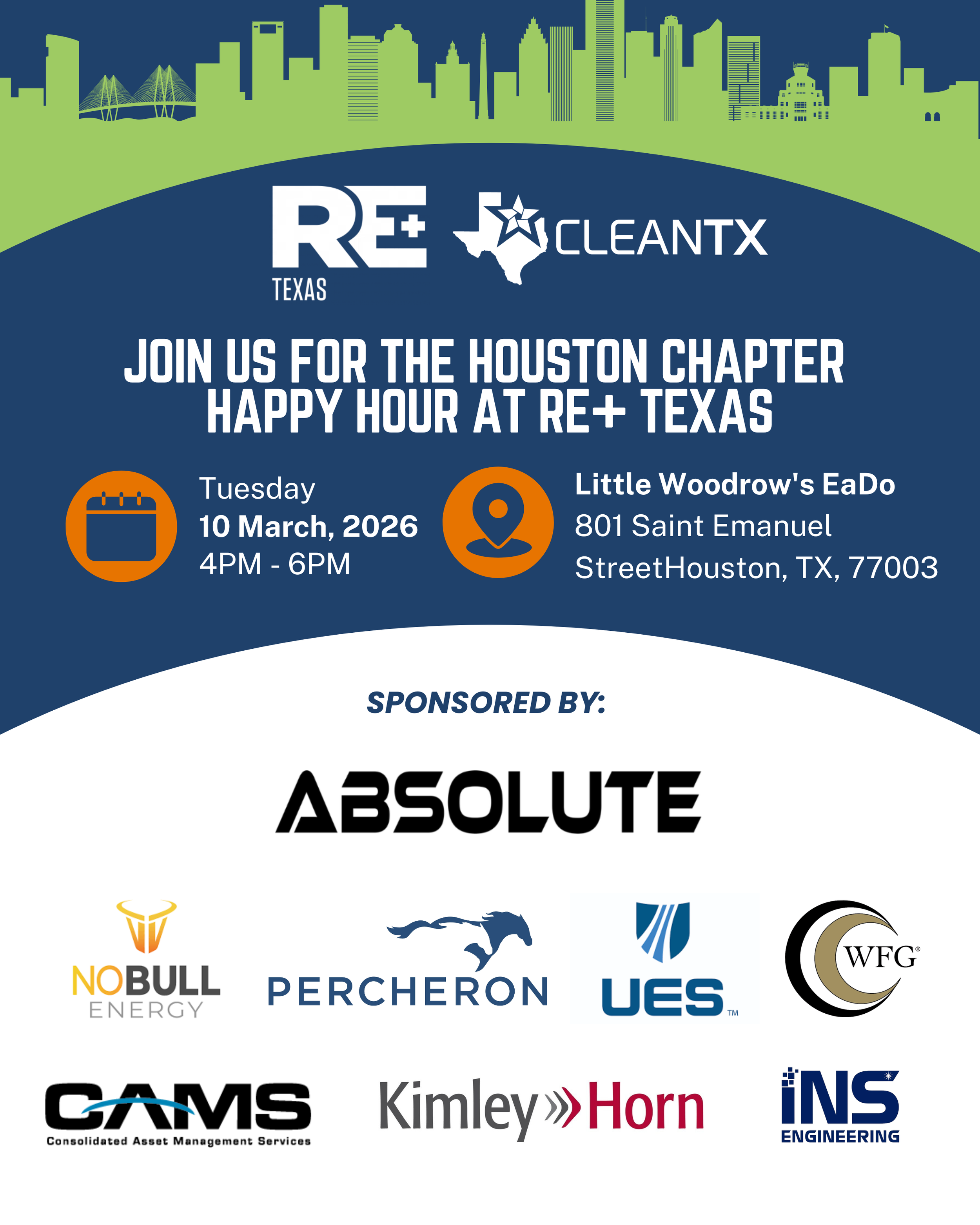 Houston Welcome to Texas RE+ Happy Hour