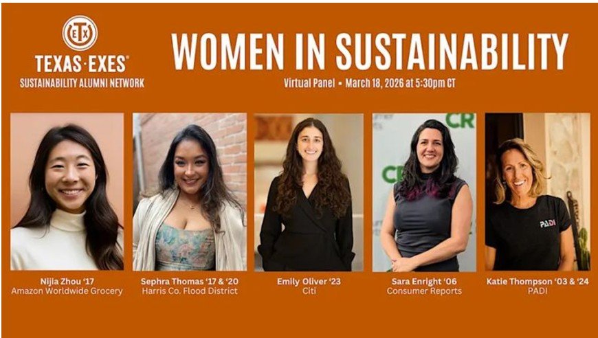 Texas Exes - Women in Sustainability Webinar