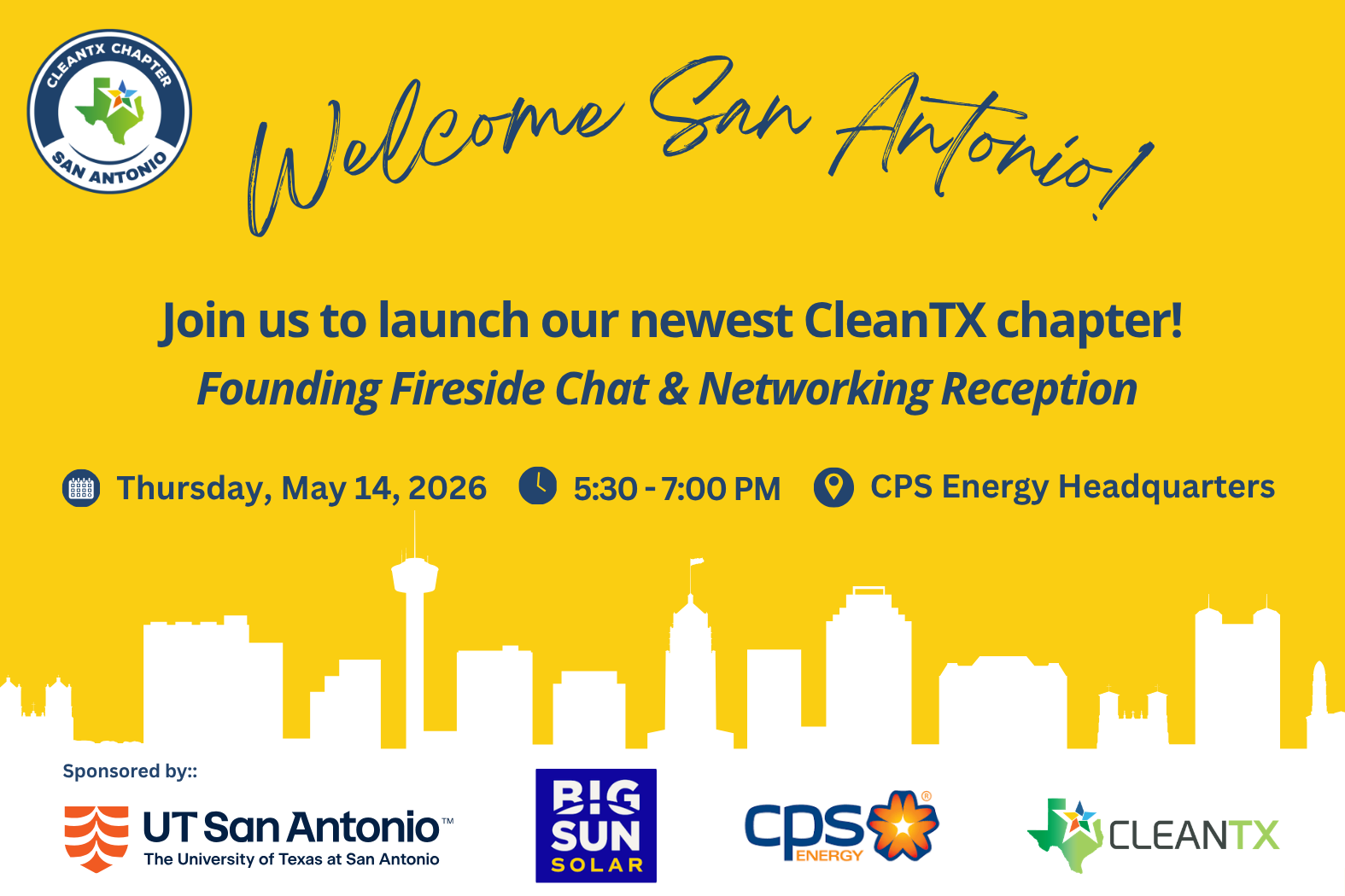 San Antonio Chapter Launch Event - Founding Fireside Chat &amp; Networking Reception