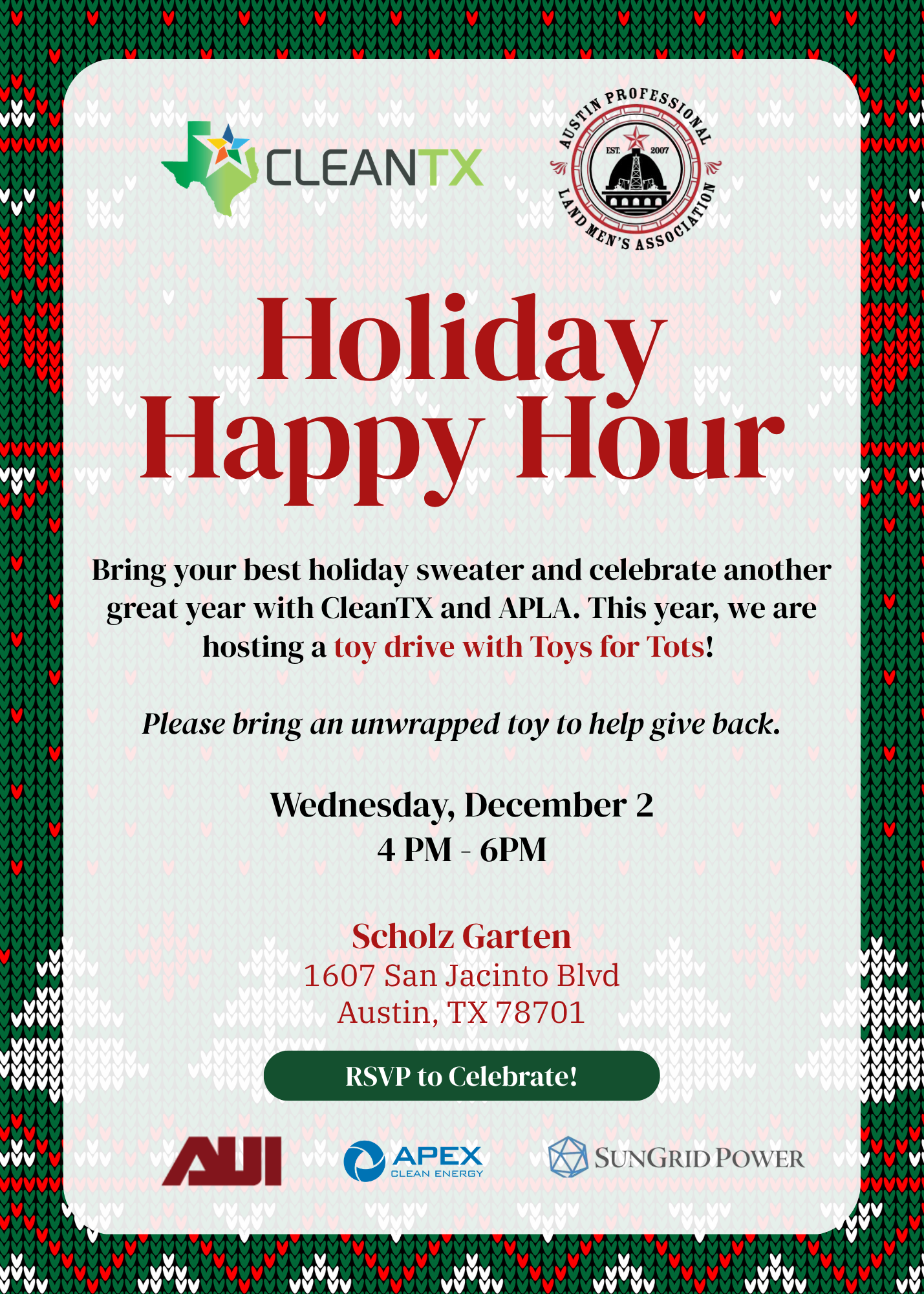 Austin Chapter Holiday Happy Hour 